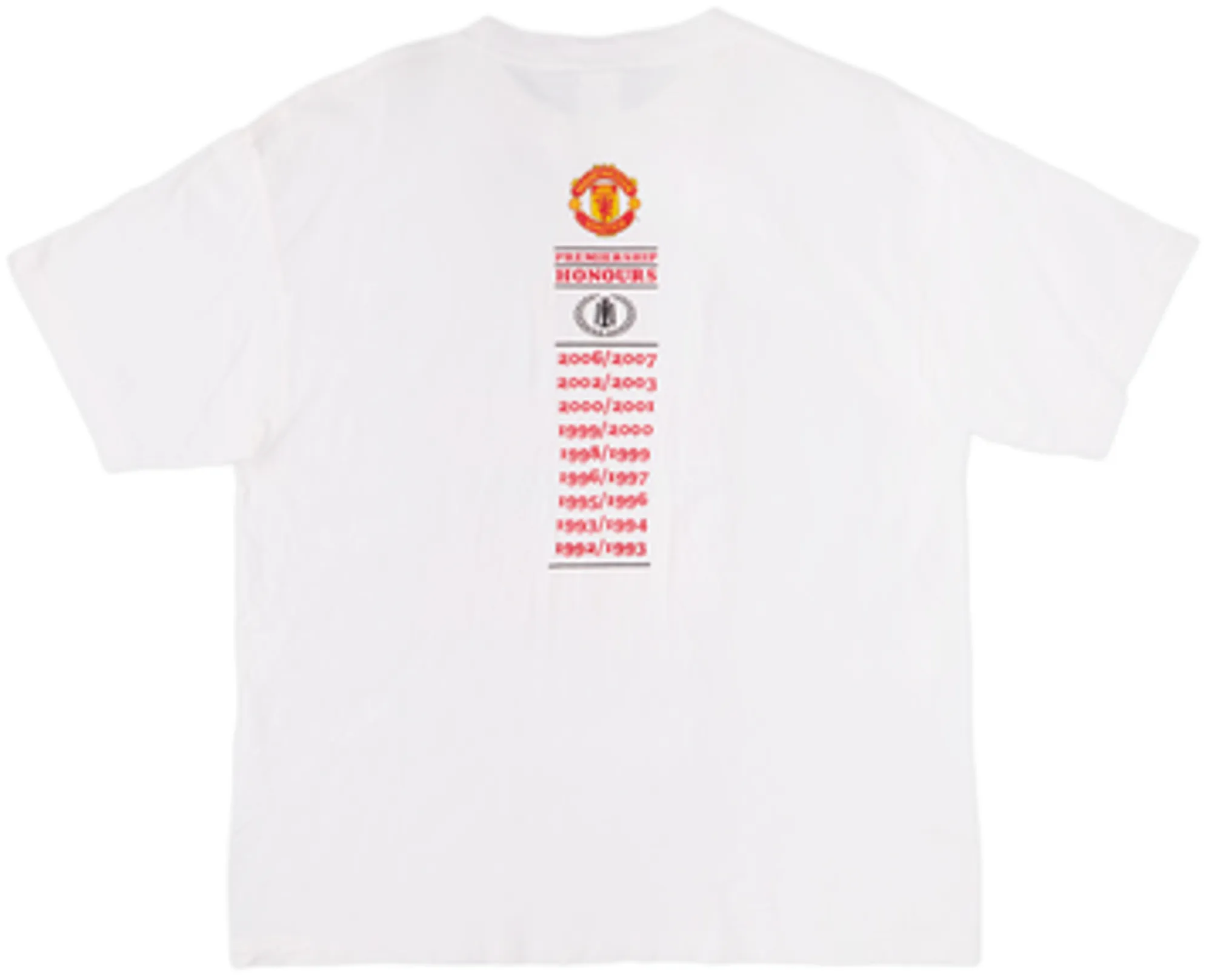 2006-07 Manchester United Graphic Tee - 9/10 - (XL)