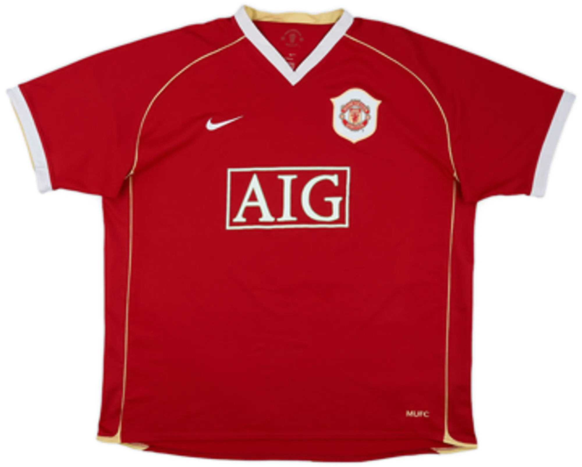 2006-07 Manchester United Home Shirt Solskjaer #20 - 6/10 - (S)