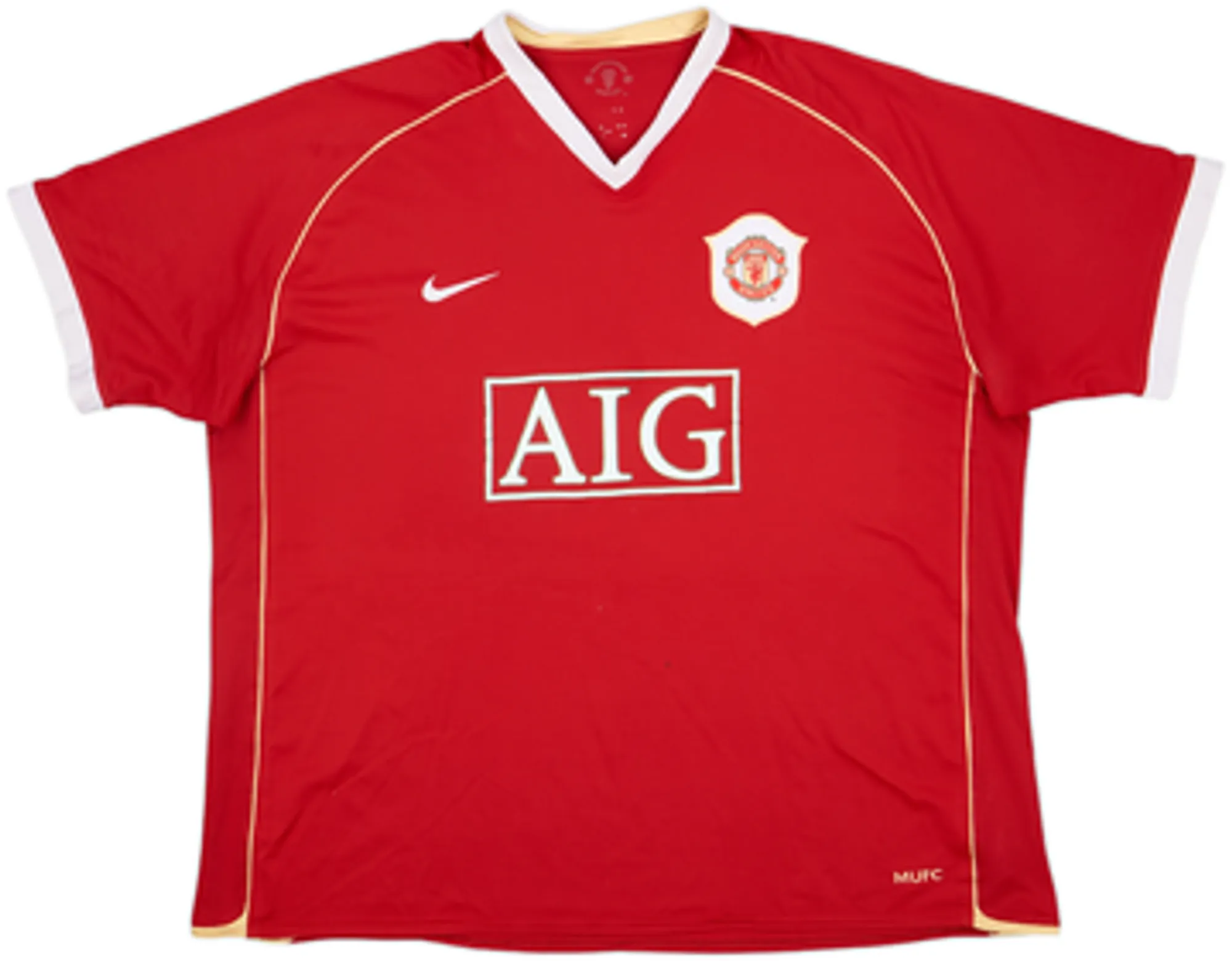 2006-07 Manchester United Home Shirt Solskjaer #20 - 7/10 - (S)