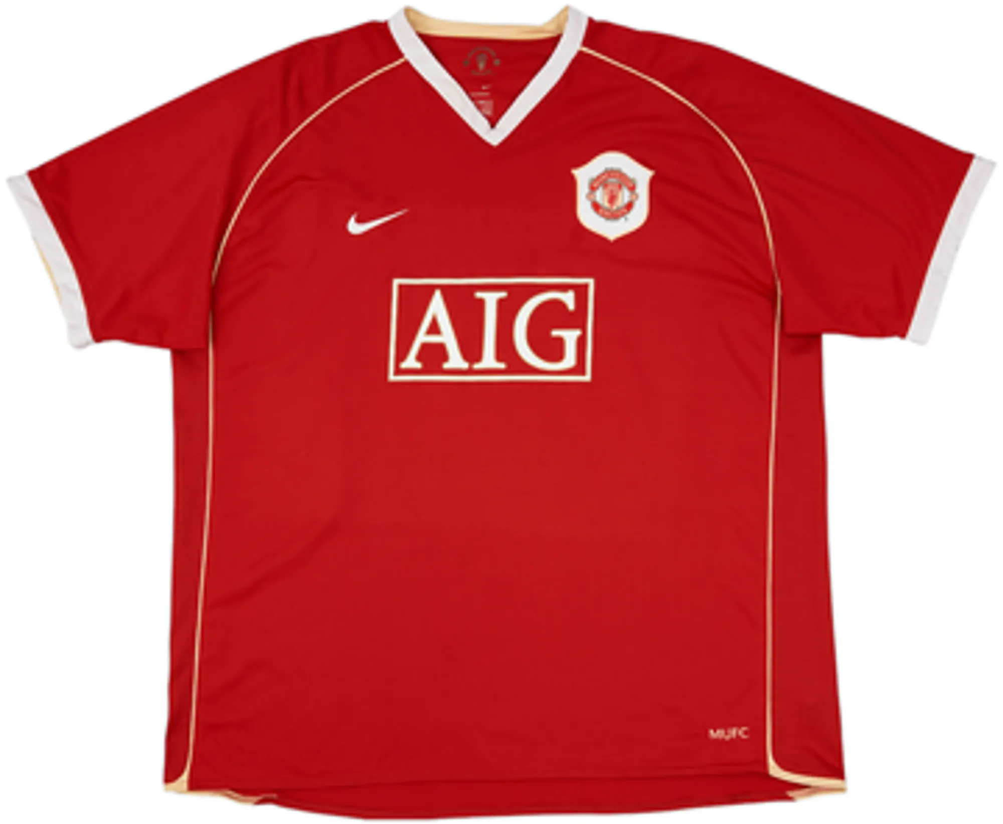 2006-07 Manchester United Home Shirt Solskjaer #20 - 9/10 - (3XL)