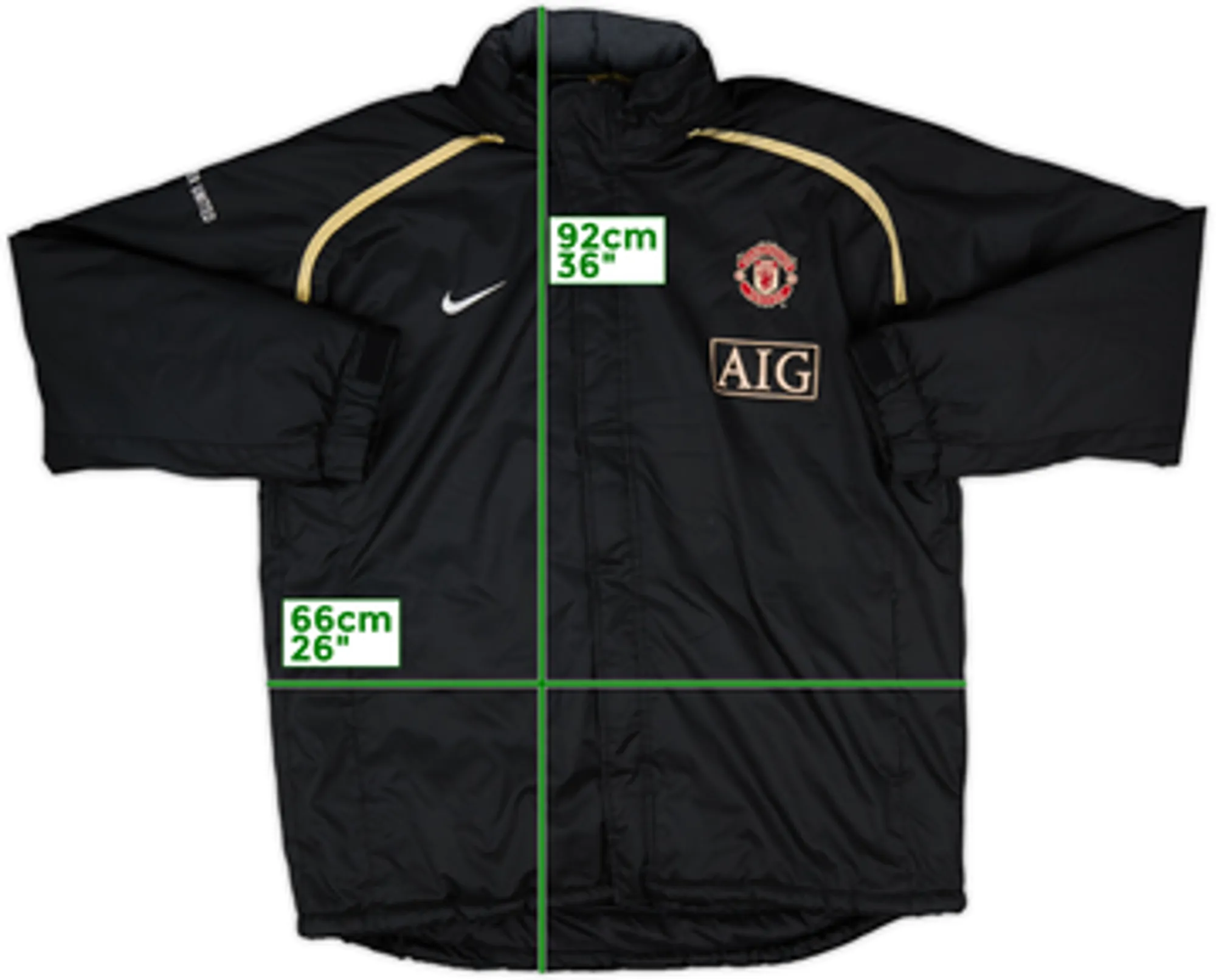 2006-07 Manchester United Nike Hooded Rain Jacket - 6/10 - (XL)