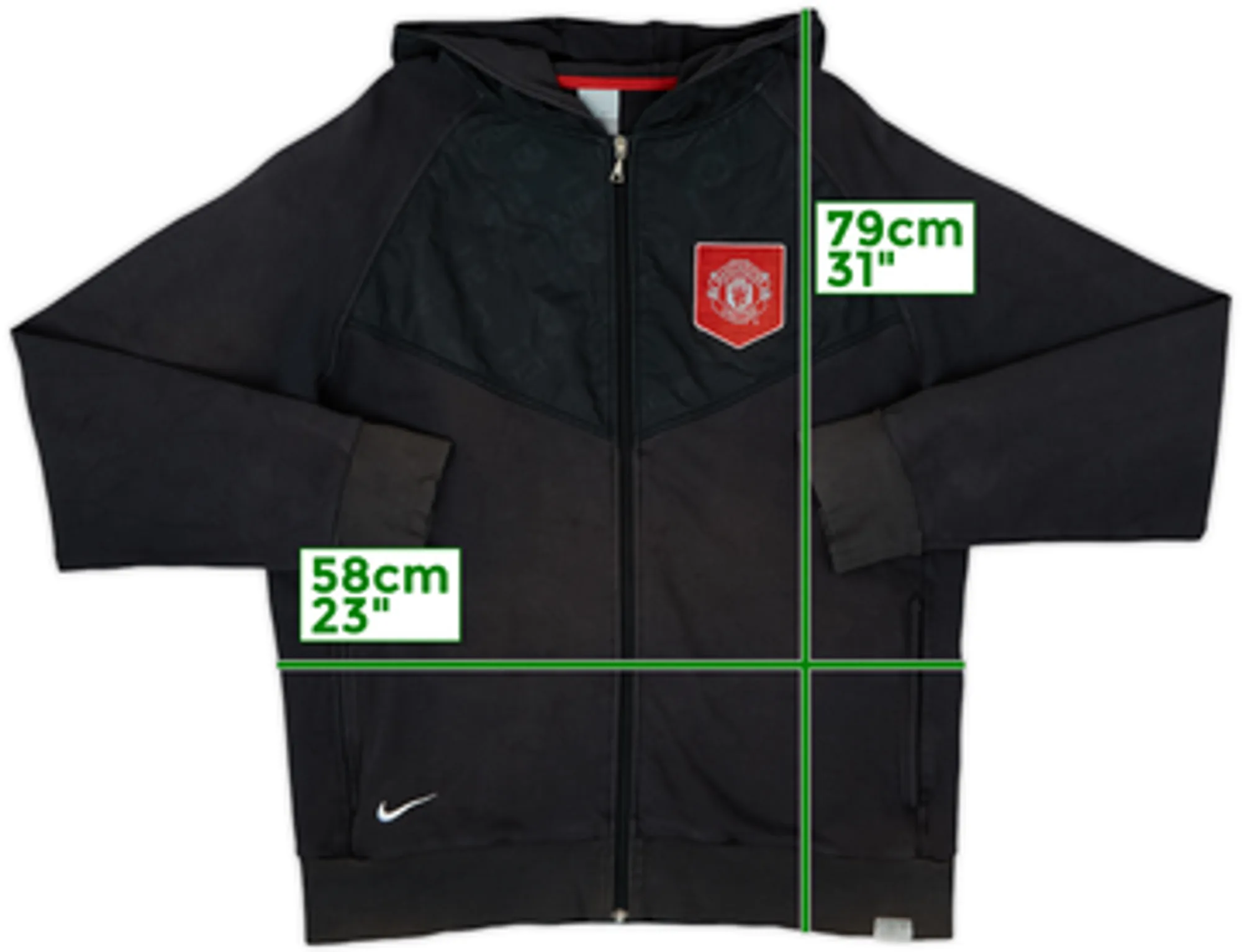 2006-07 Manchester United Nike Hooded Track Jacket - 5/10 - (XL)