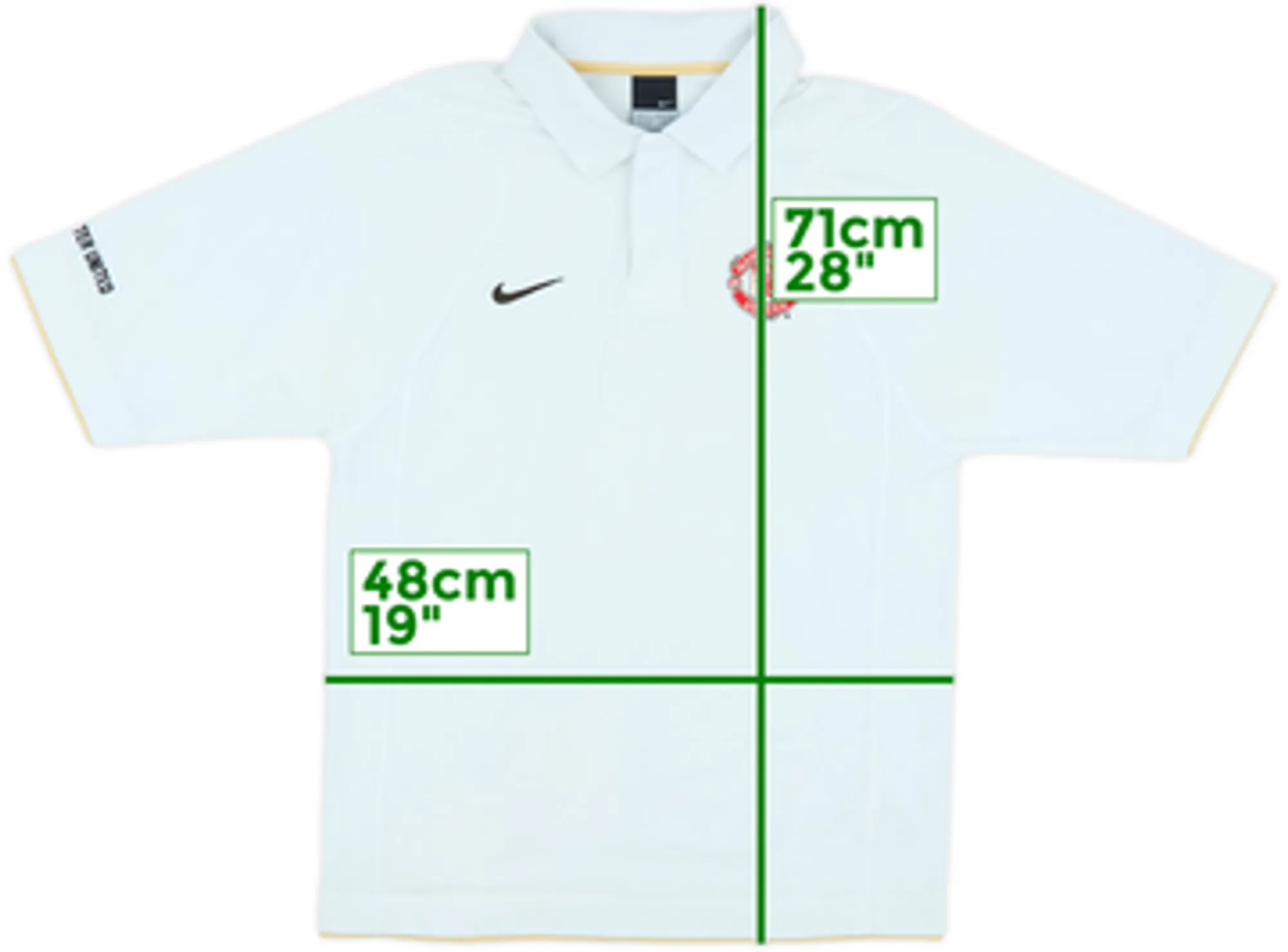 2006-07 Manchester United Nike Polo Shirt - 7/10 - (L)