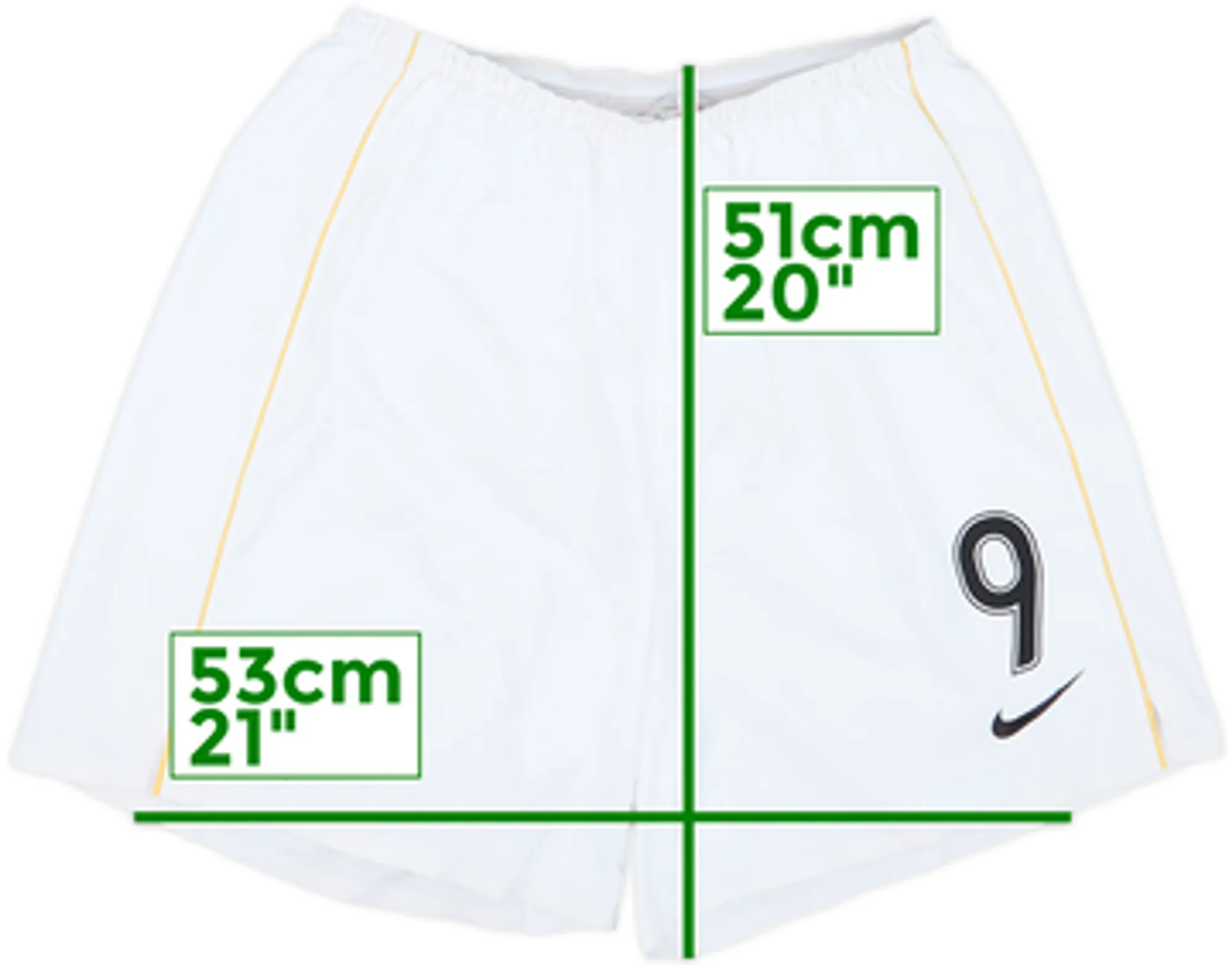 2006-07 Manchester United Player Issue Home Shorts #9 (Saha) - 7/10 - (L)