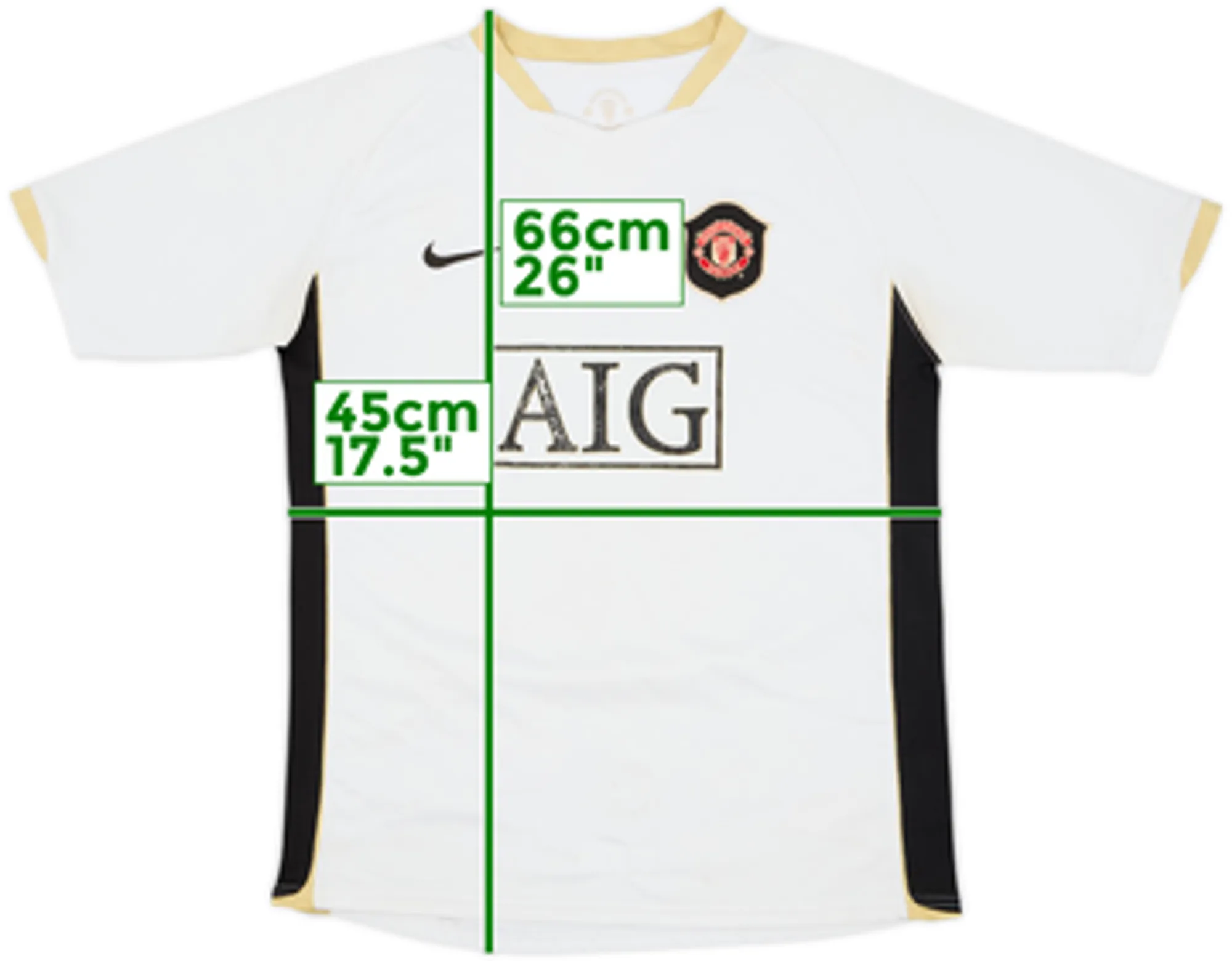 2006-08 Manchester United Away Shirt - 5/10 - (XL)