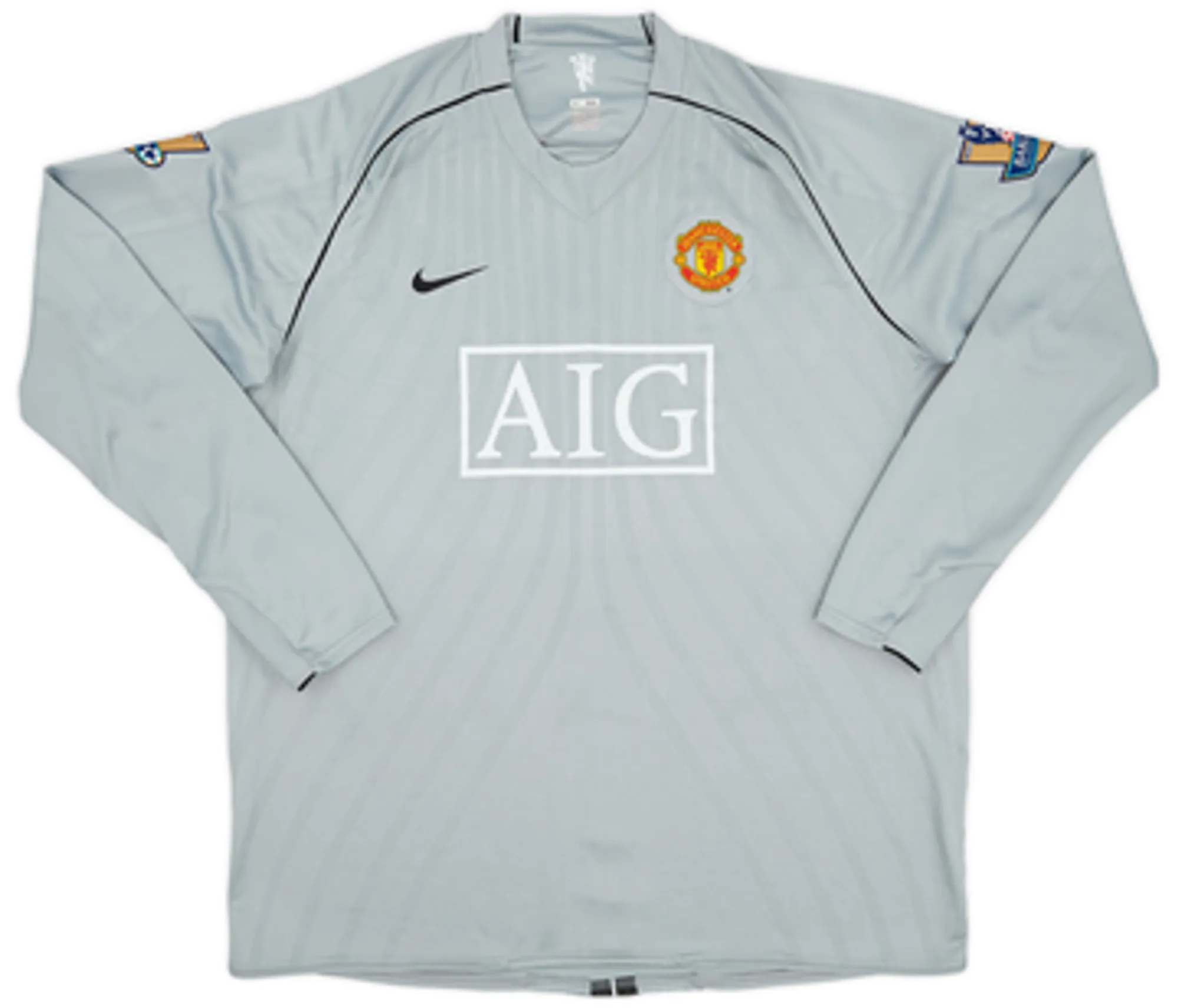 2007-08 Manchester United Player Issue GK Shirt Van Der Sar #1 - 9/10 - (XXL)