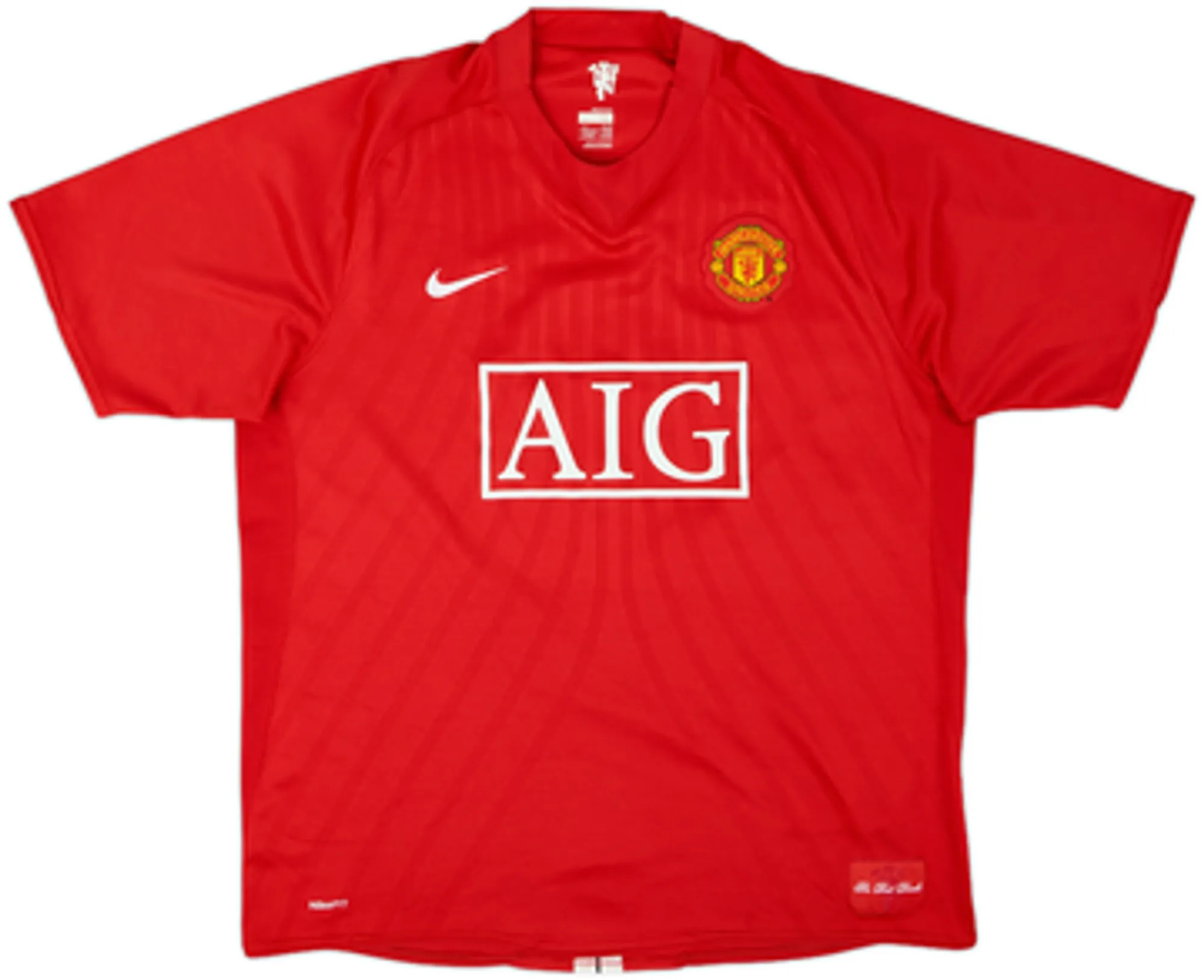 2007-09 Manchester United Home Shirt Evra #3 - 7/10 - (XL)