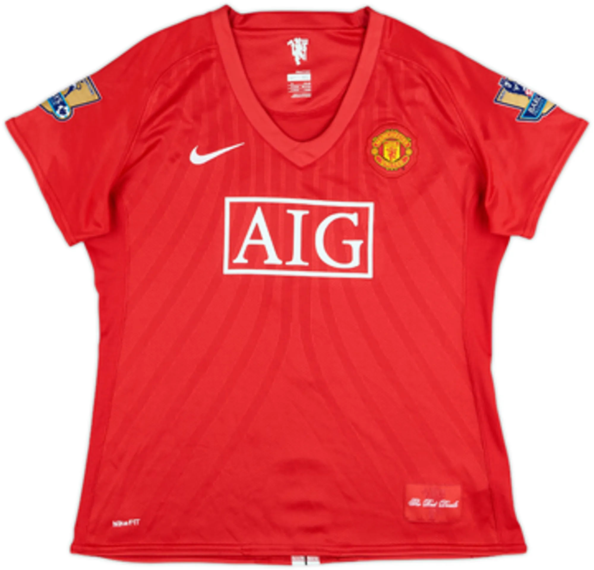 2007-09 Manchester United Home Shirt Ronaldo #7 - 5/10 - (Women's L)