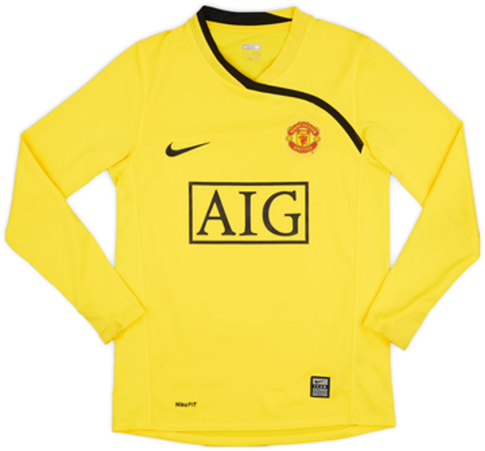 2008-09 Manchester United GK Shirt - 8/10 - (L.Boys)