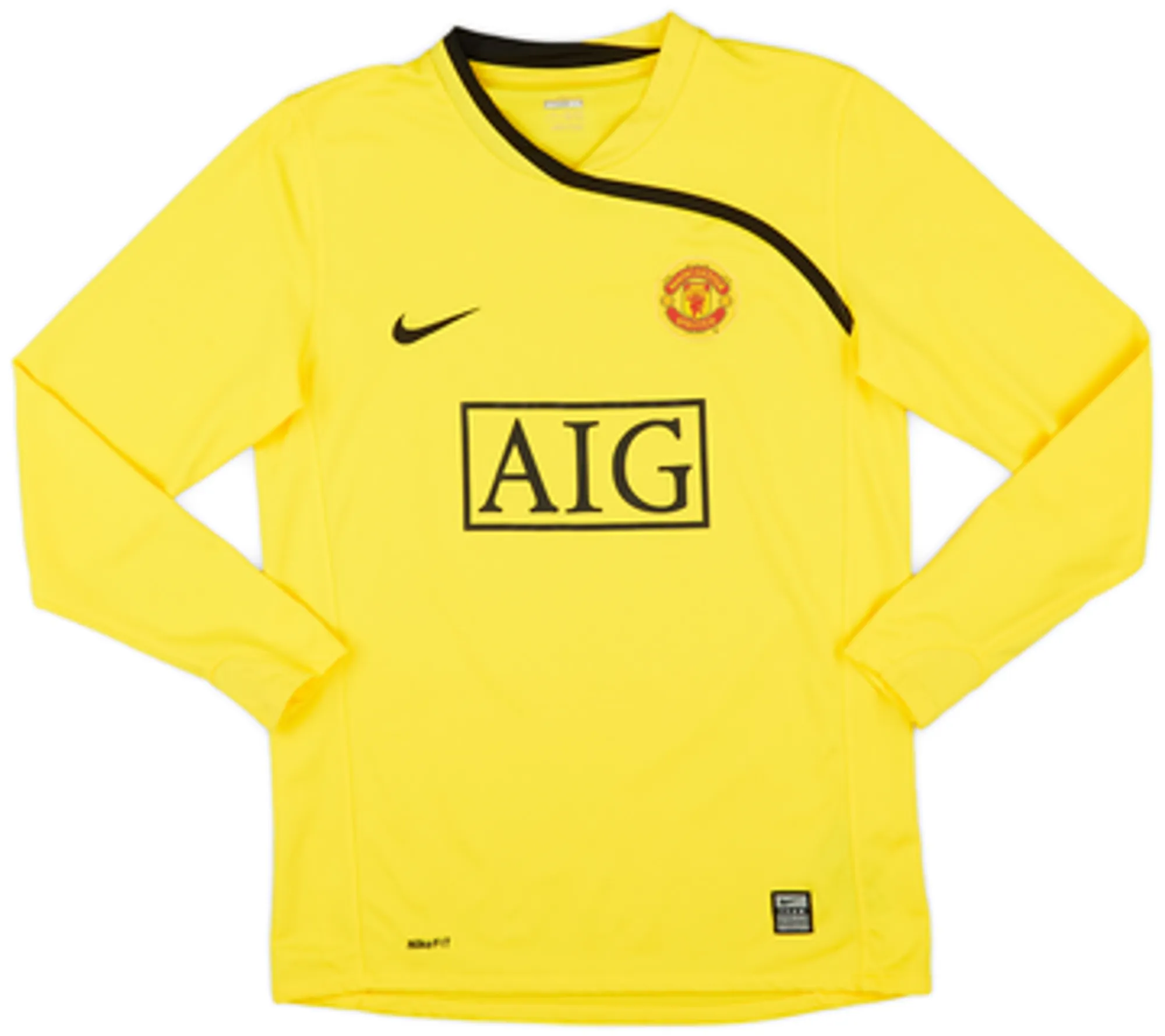 2008-09 Manchester United GK Shirt - 9/10 - (XL.Boys)