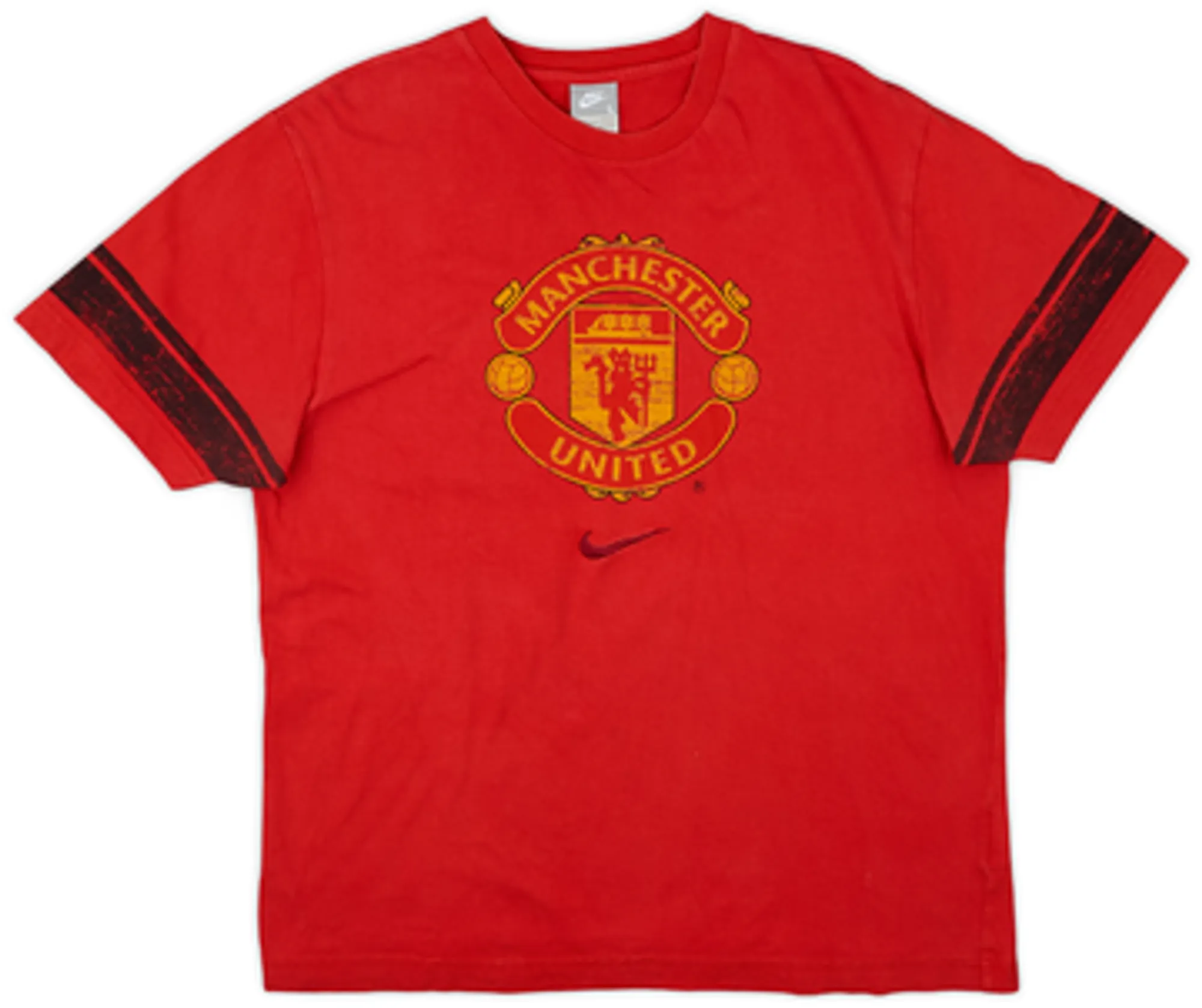 2008-09 Manchester United Nike Graphic Tee - 7/10 - (L)