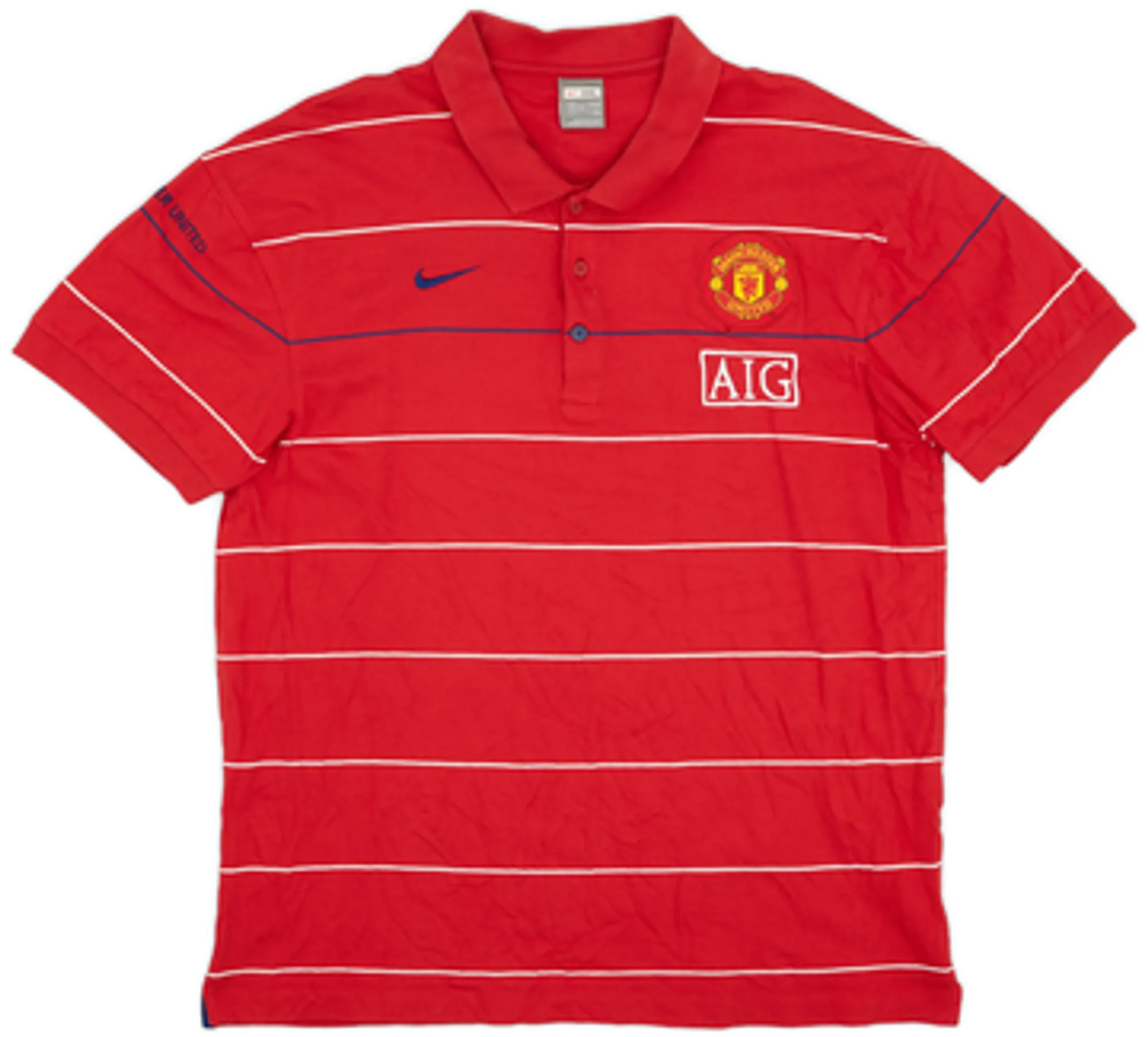 2008-09 Manchester United Nike Polo Shirt - 5/10 - (XXL)