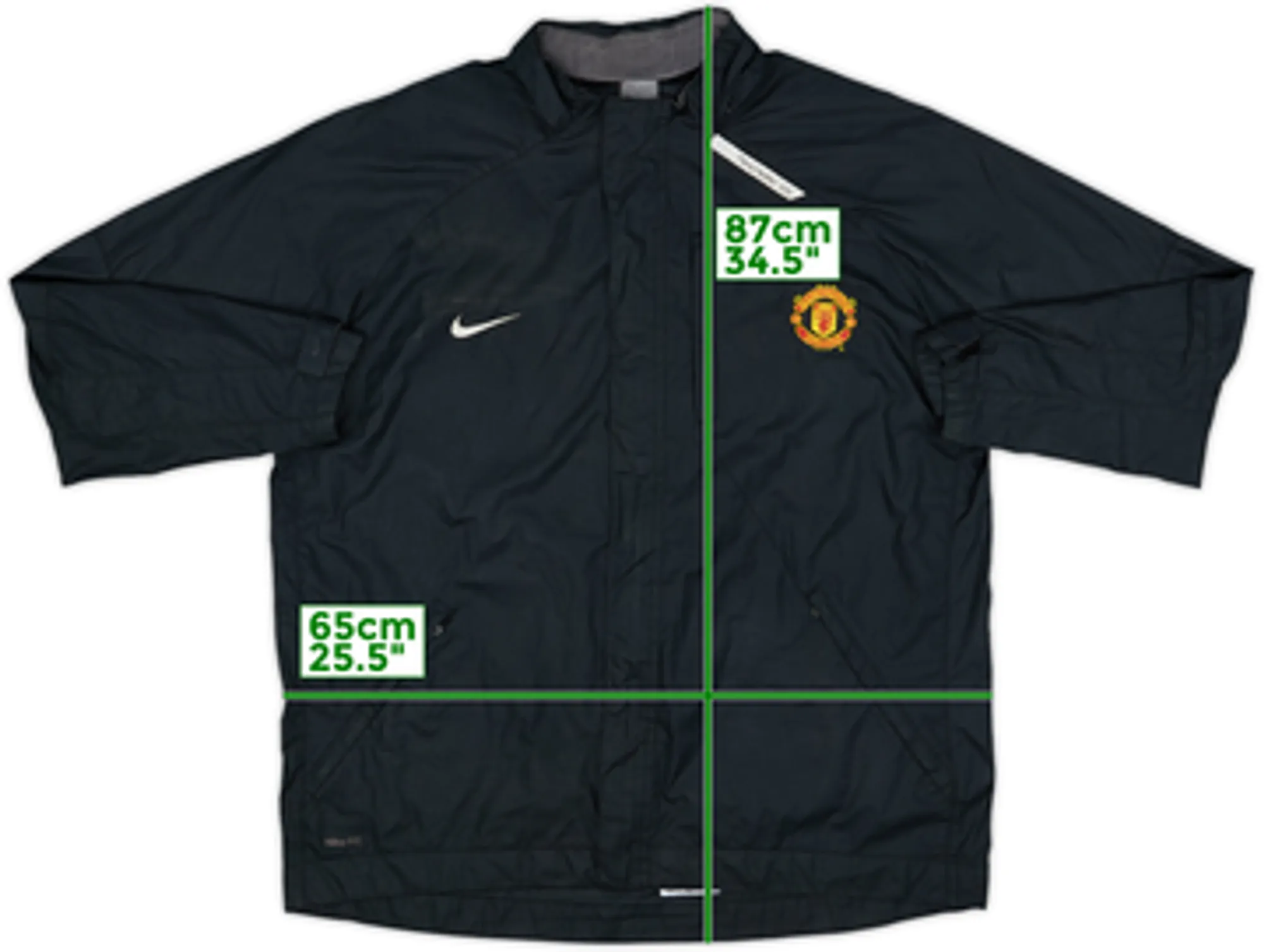 2008-09 Manchester United Nike Rain Jacket - 6/10 - (XL)