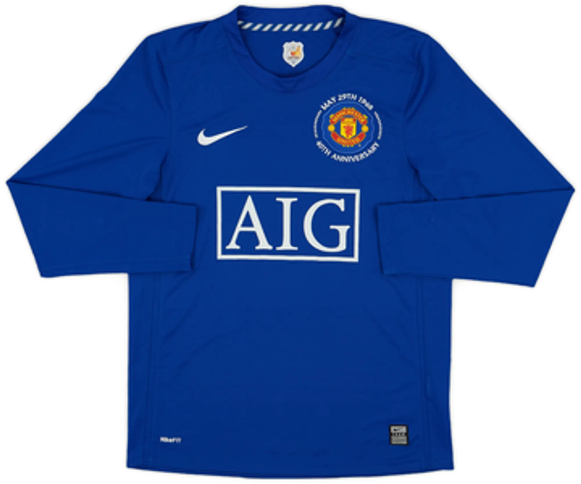 2008-09 Manchester United Third L/S Shirt Vidic #15 - 5/10 - (S)