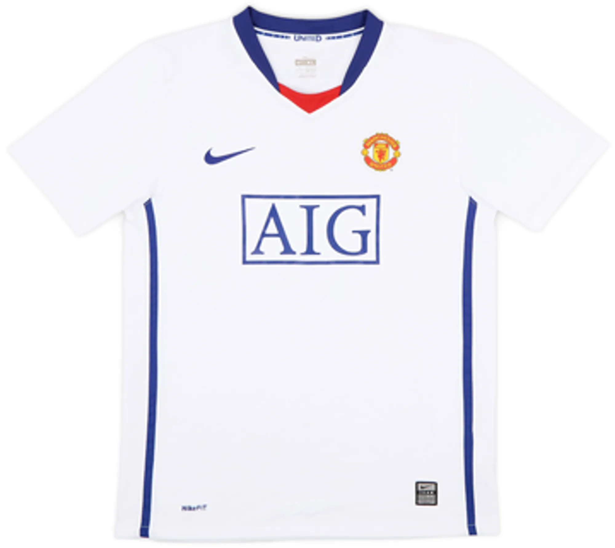 2008-10 Manchester United Away Shirt Anderson #8 - 9/10 - (XL.Boys)