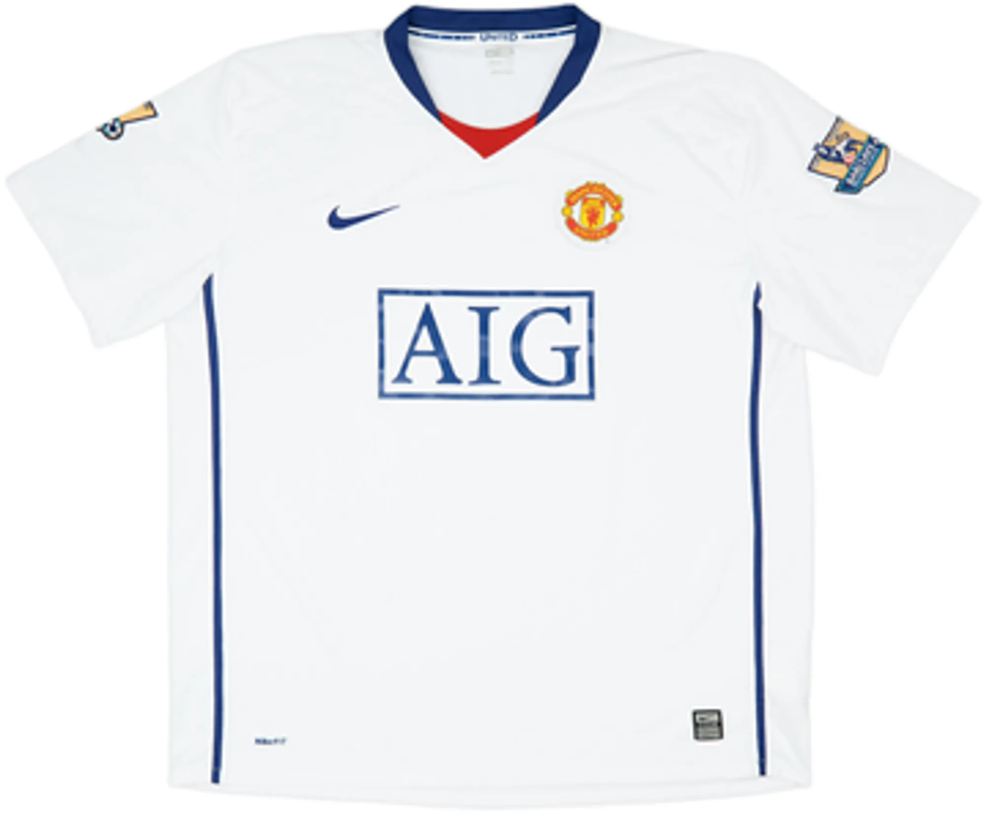 2008-10 Manchester United Away Shirt Hargreaves #4 - 7/10 - (3XL)