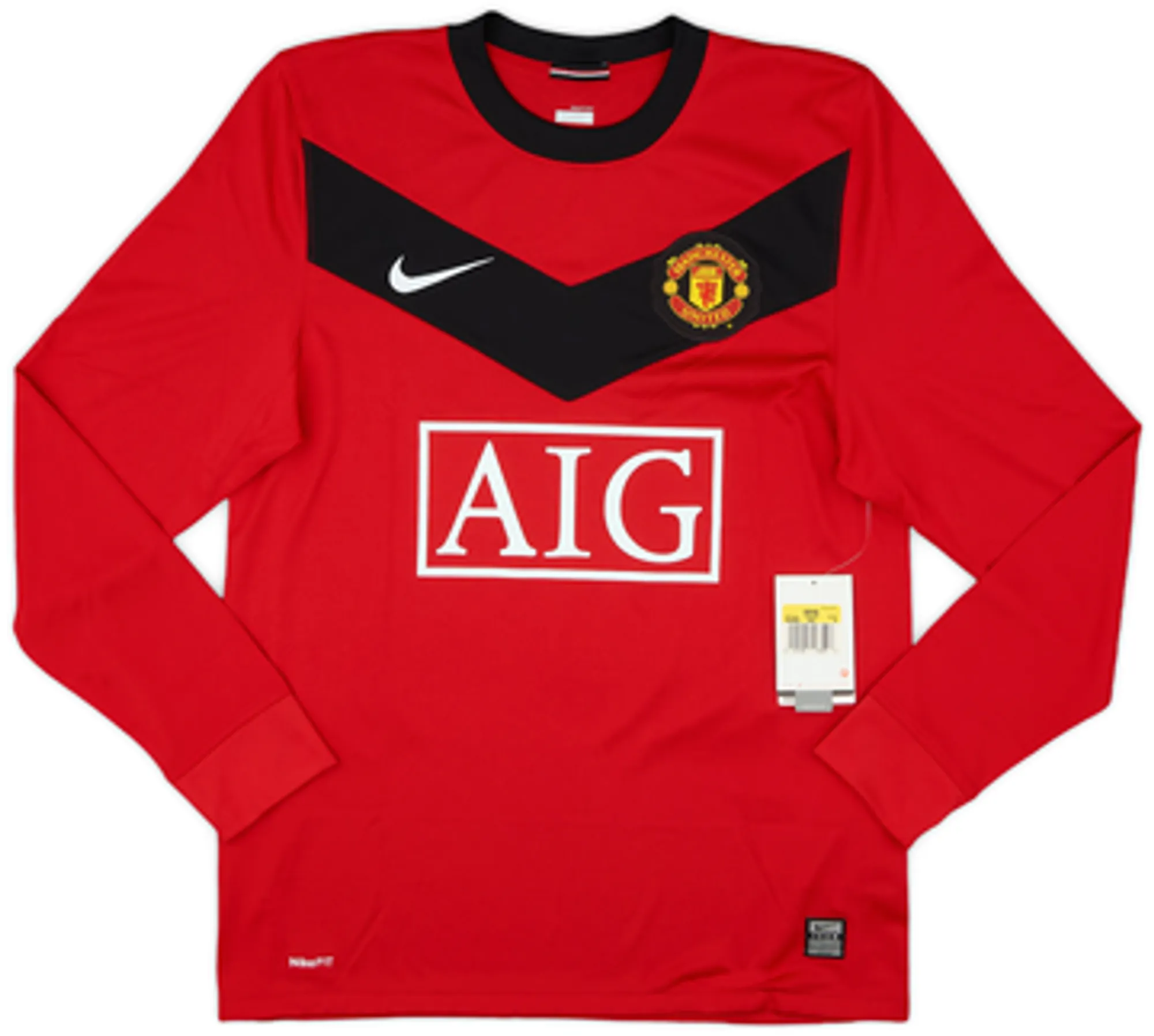 2009-10 Manchester United Home L/S Shirt Rooney #10 (S)