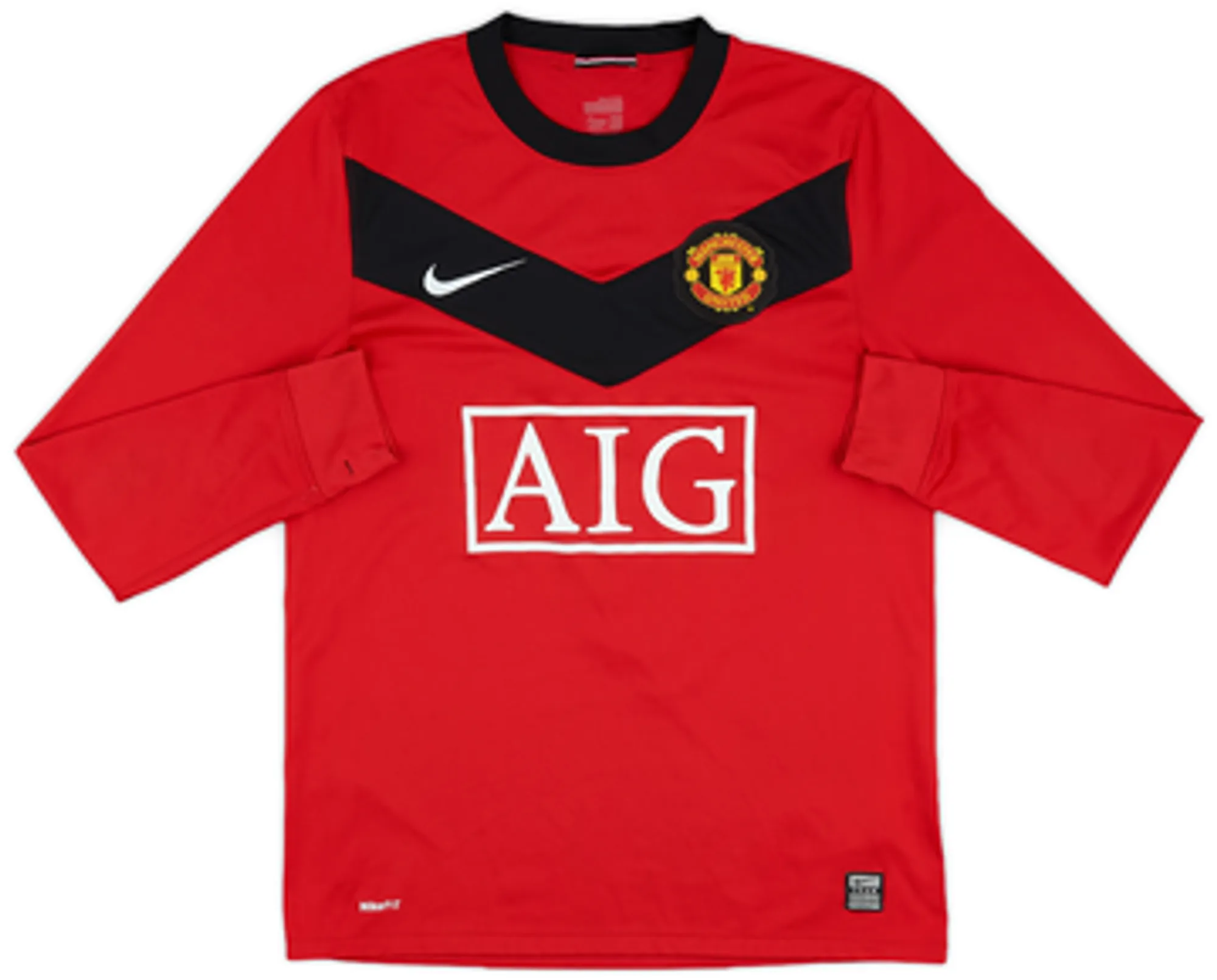 2009-10 Manchester United Home L/S Shirt Owen #7 - 5/10 - (S)