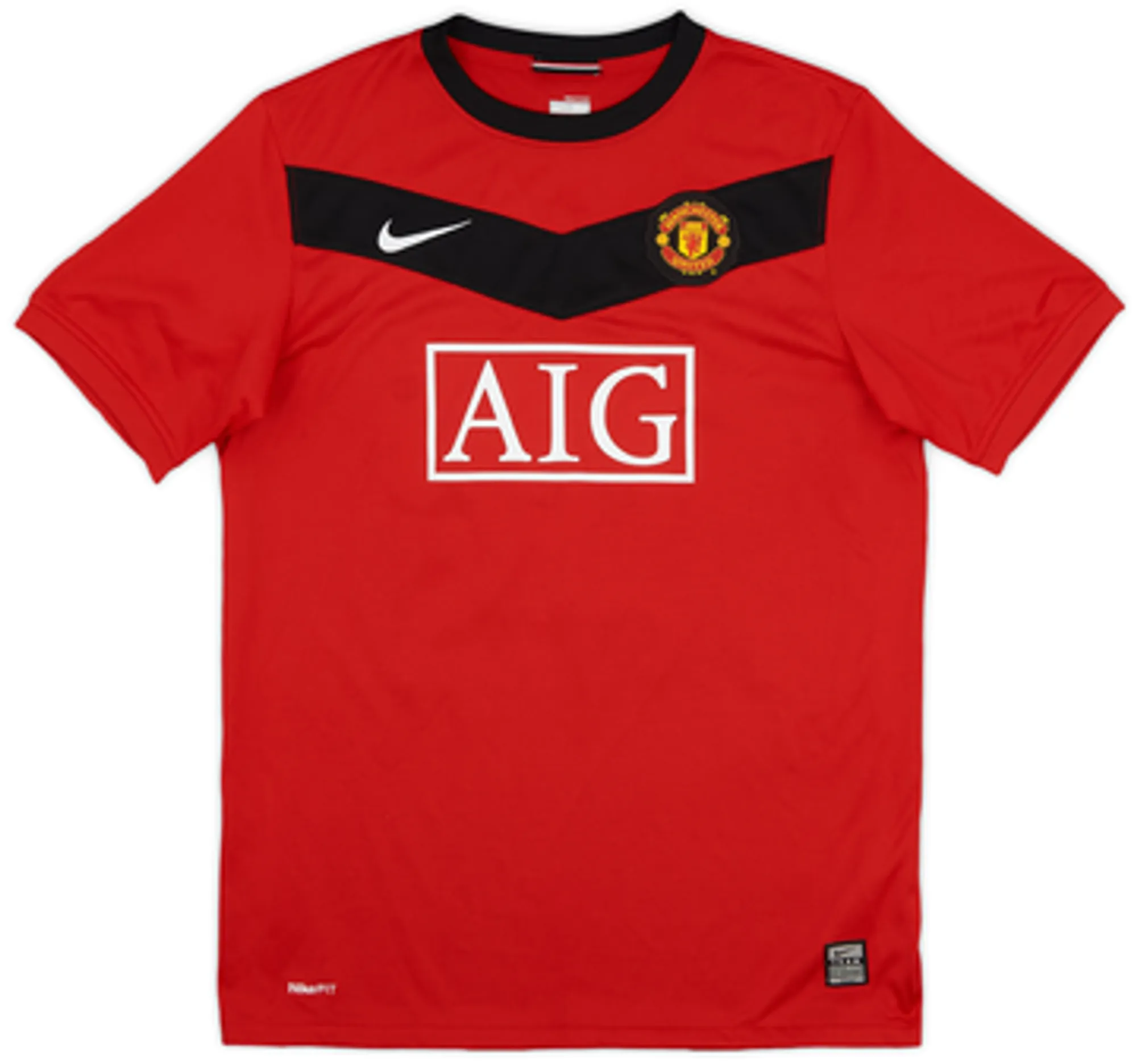 2009-10 Manchester United Home Shirt Fletcher #24 - 9/10 - (XL.Boys)