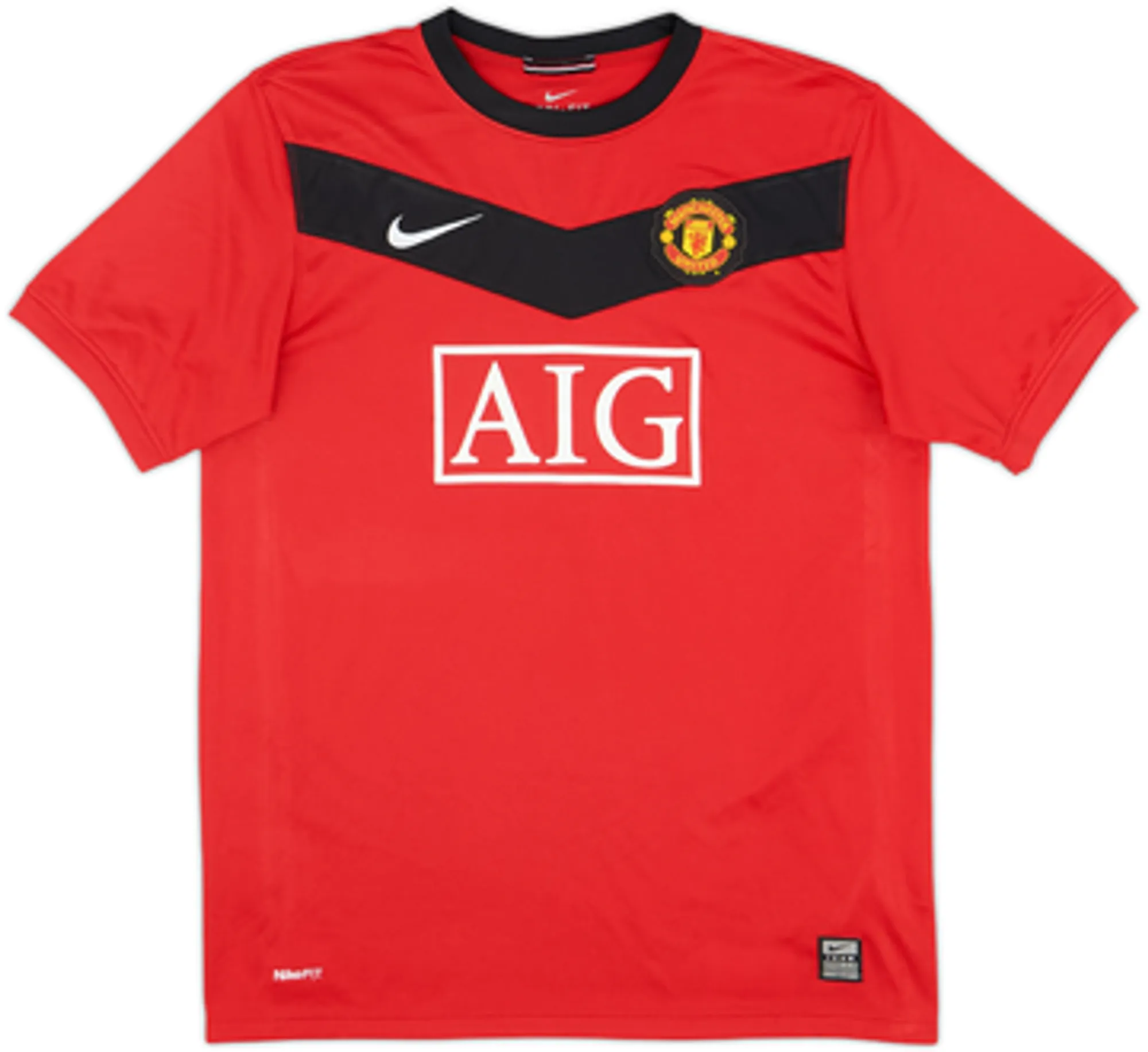 2009-10 Manchester United Home Shirt Rooney #10 - 8/10 - (XL.Boys)