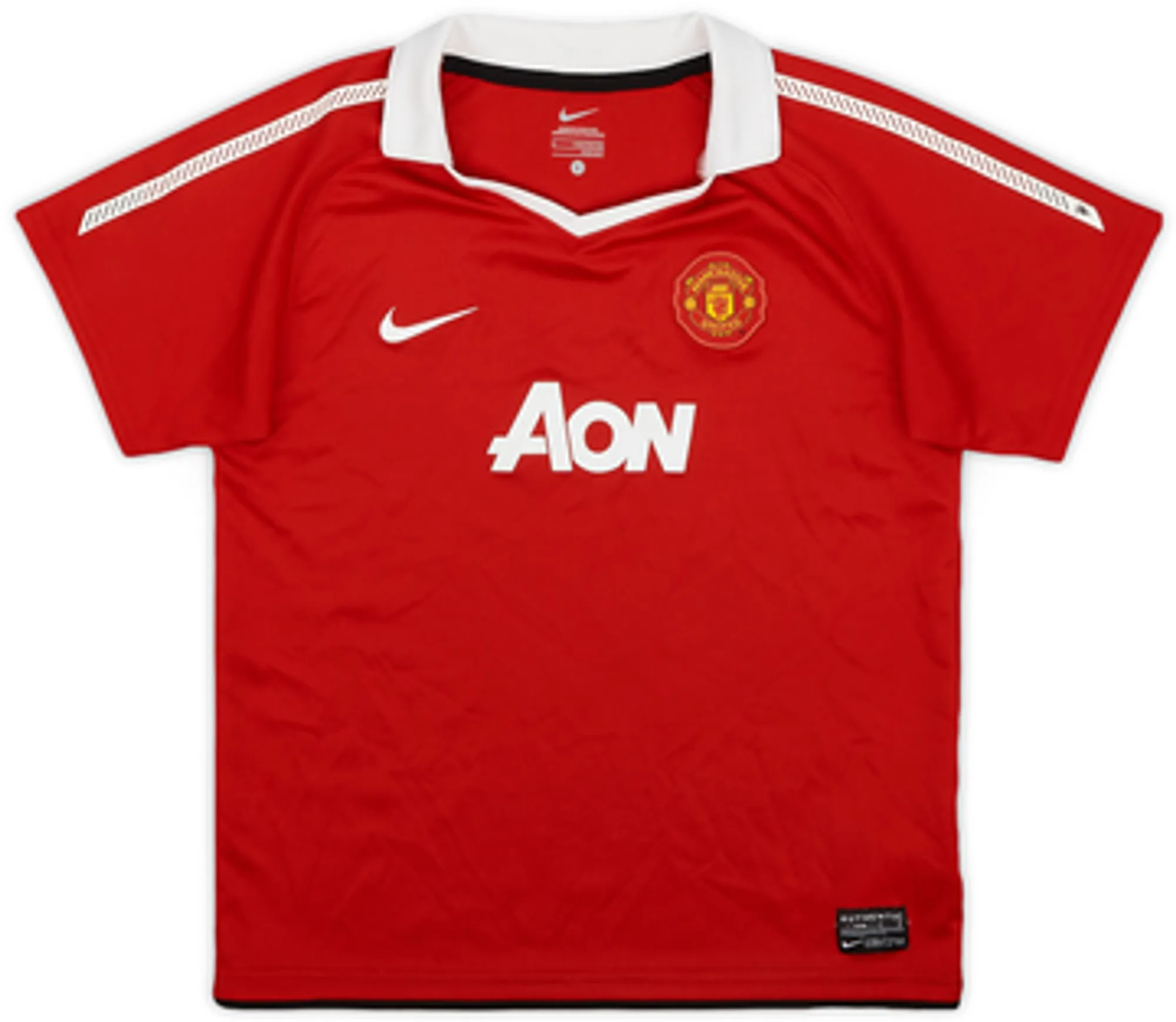 2010-11 Manchester United Home Shirt - 9/10 - (6-7 Years)