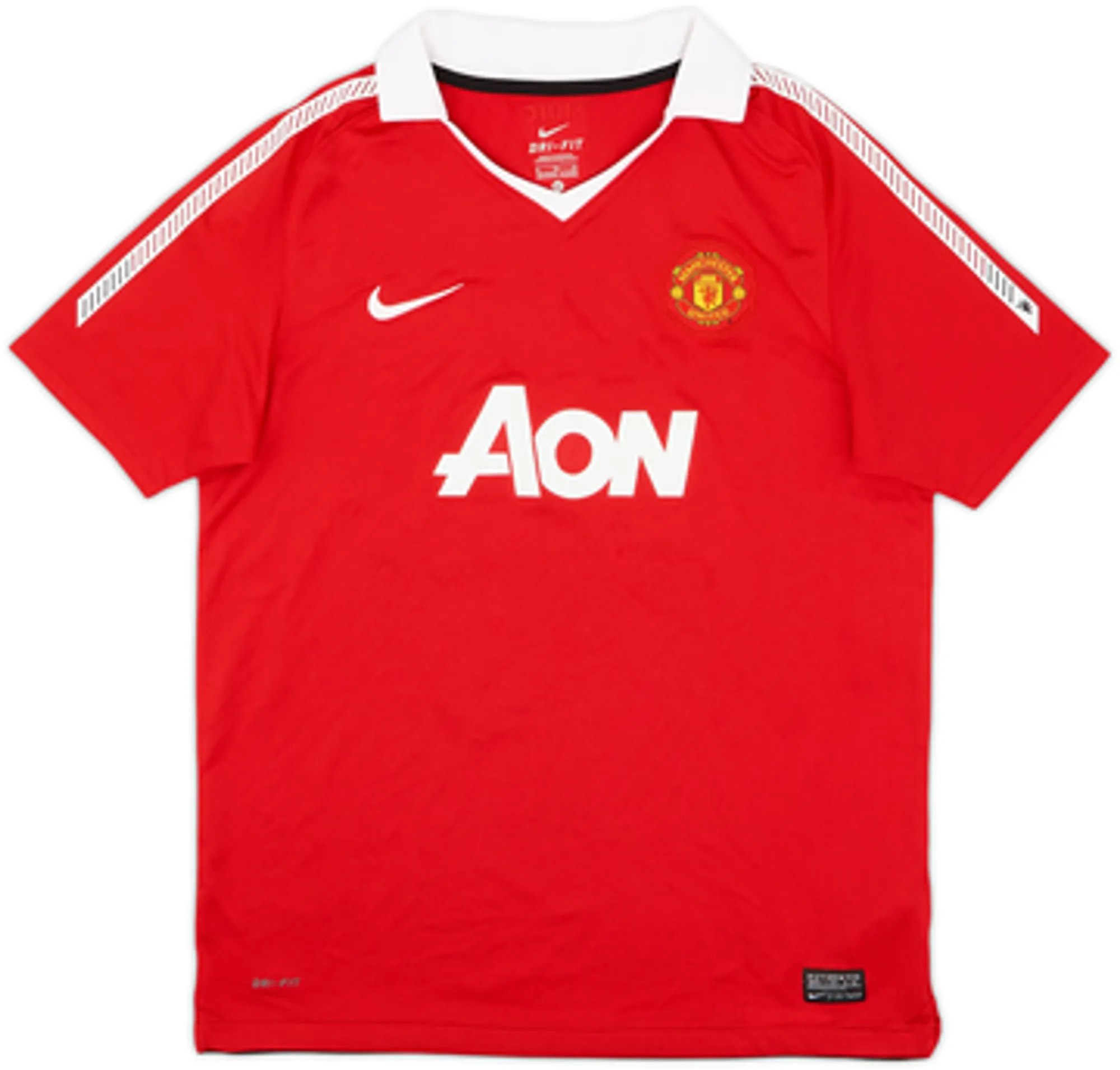 2010-11 Manchester United Home Shirt Chicharito #14 - 7/10 - (L.Boys)