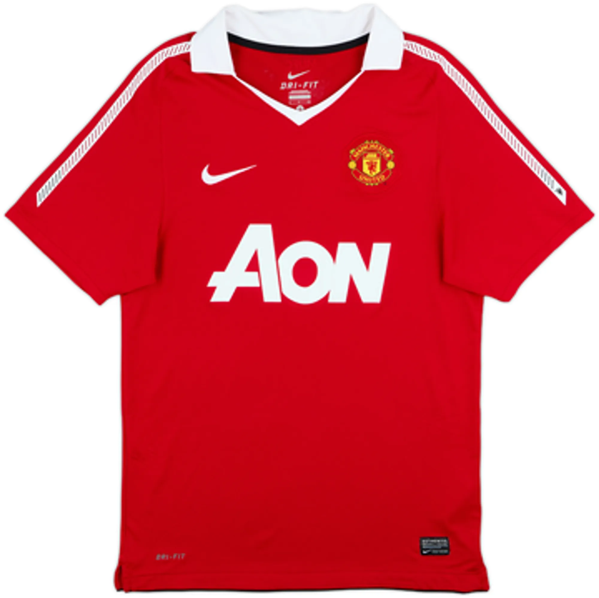 2010-11 Manchester United Home Shirt Evra #3 - 8/10 - (S)