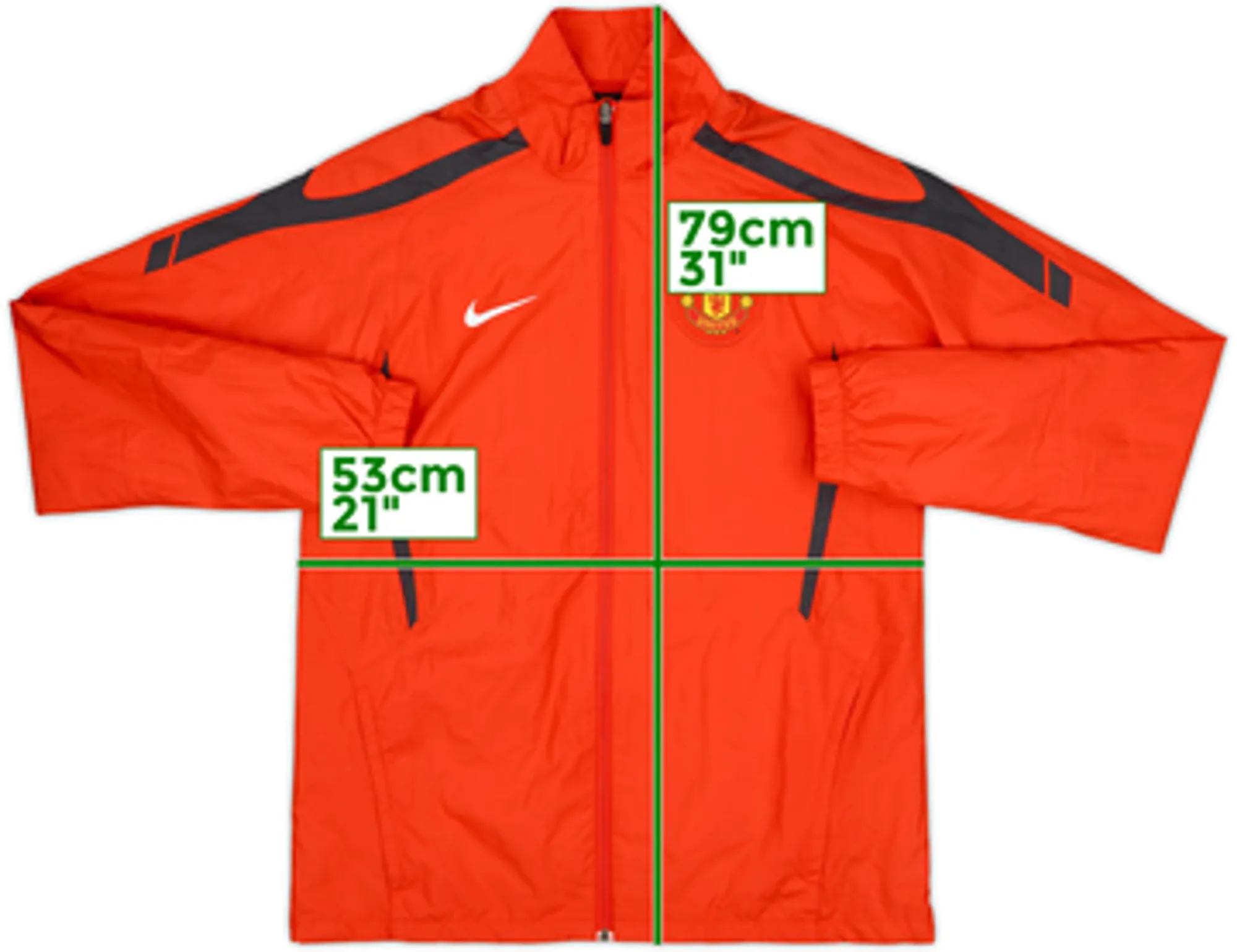 2010-11 Manchester United Nike Track Jacket - 10/10 - (M)