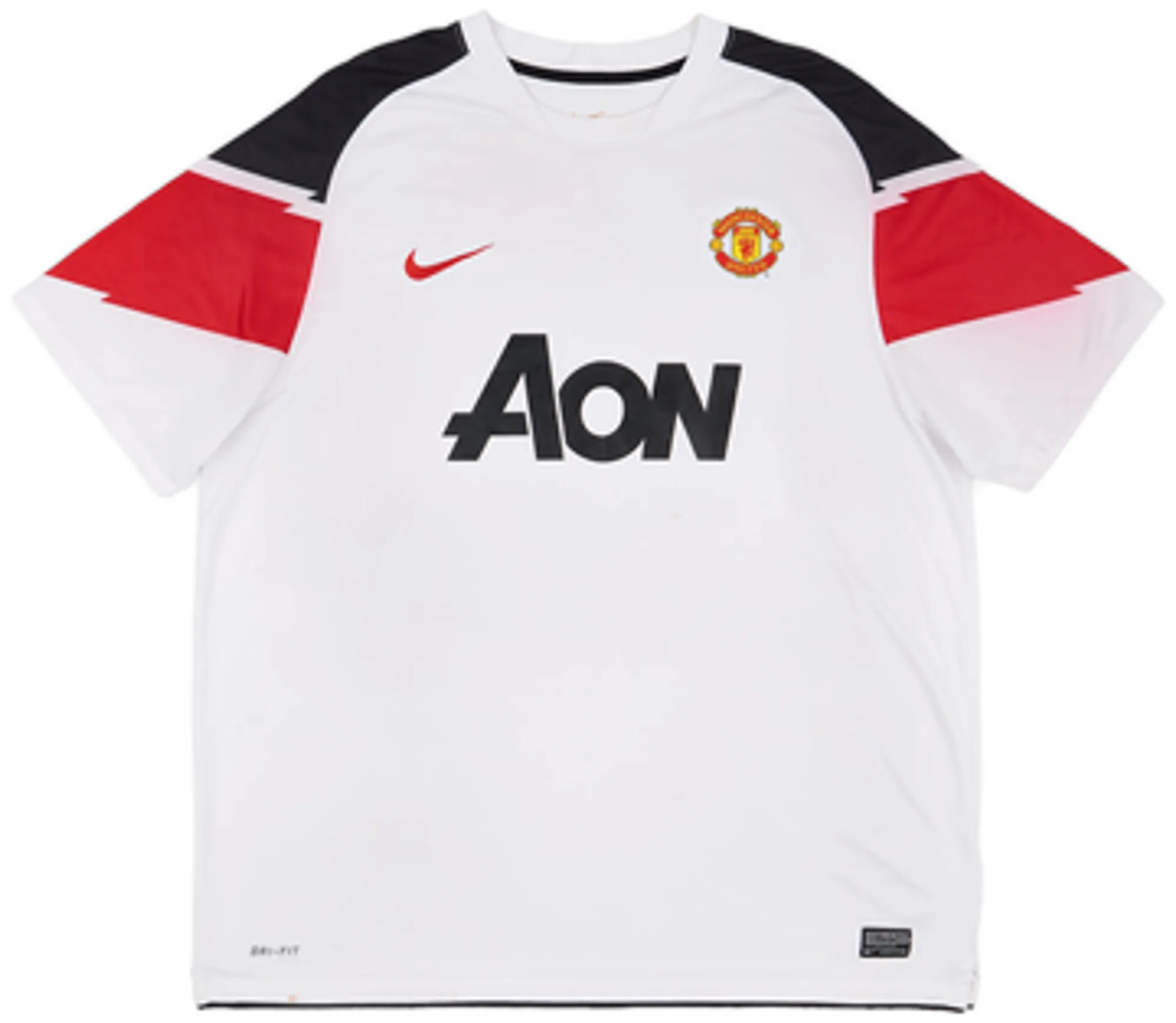 2010-12 Manchester United Away Shirt Evra #3 - 5/10 - (L)