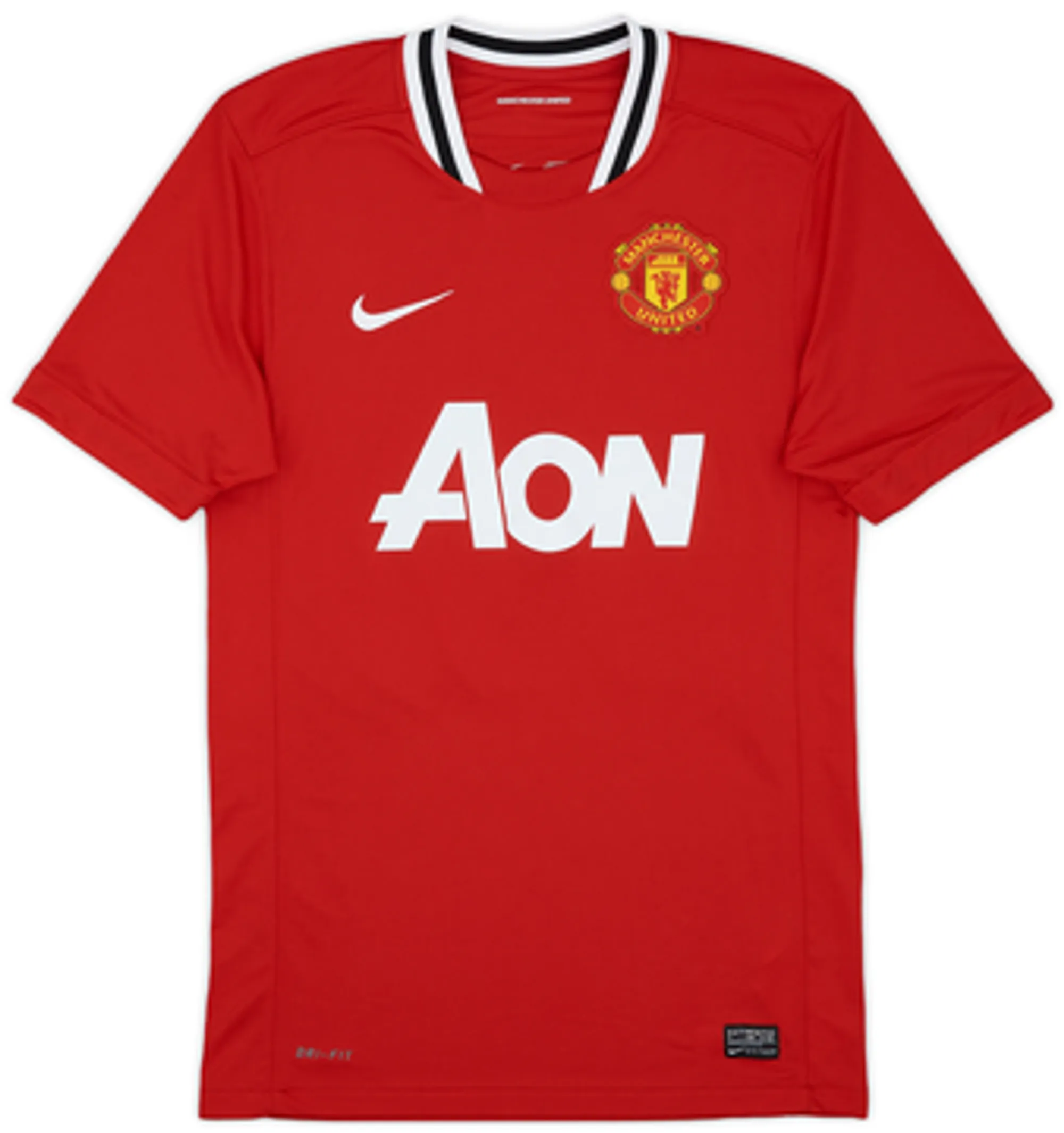 2011-12 Manchester United Home Shirt Evra #3 - 8/10 - (S)