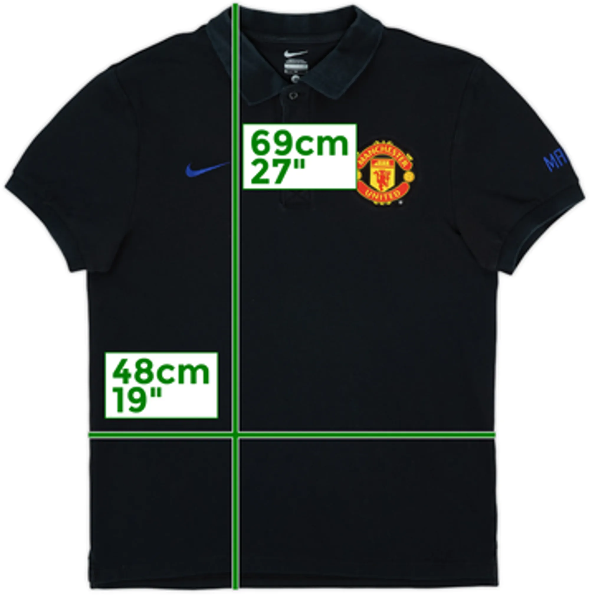 2011-12 Manchester United Nike Polo Shirt - 8/10 - (L)