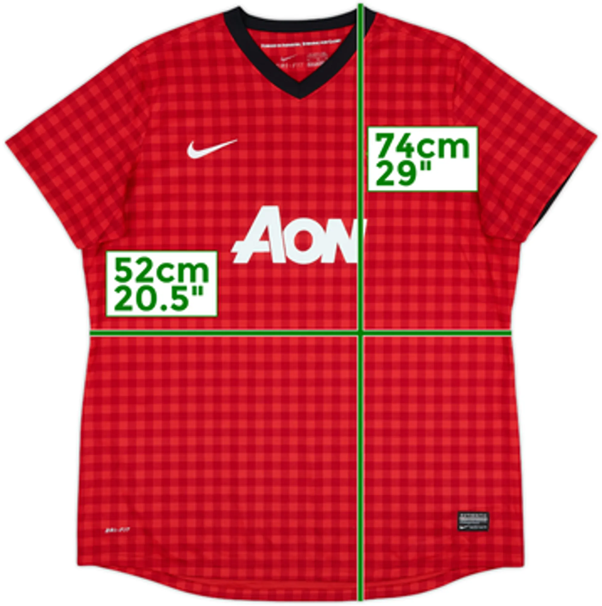 2012-13 Manchester United Home Shirt - 5/10 - (Women's XL)