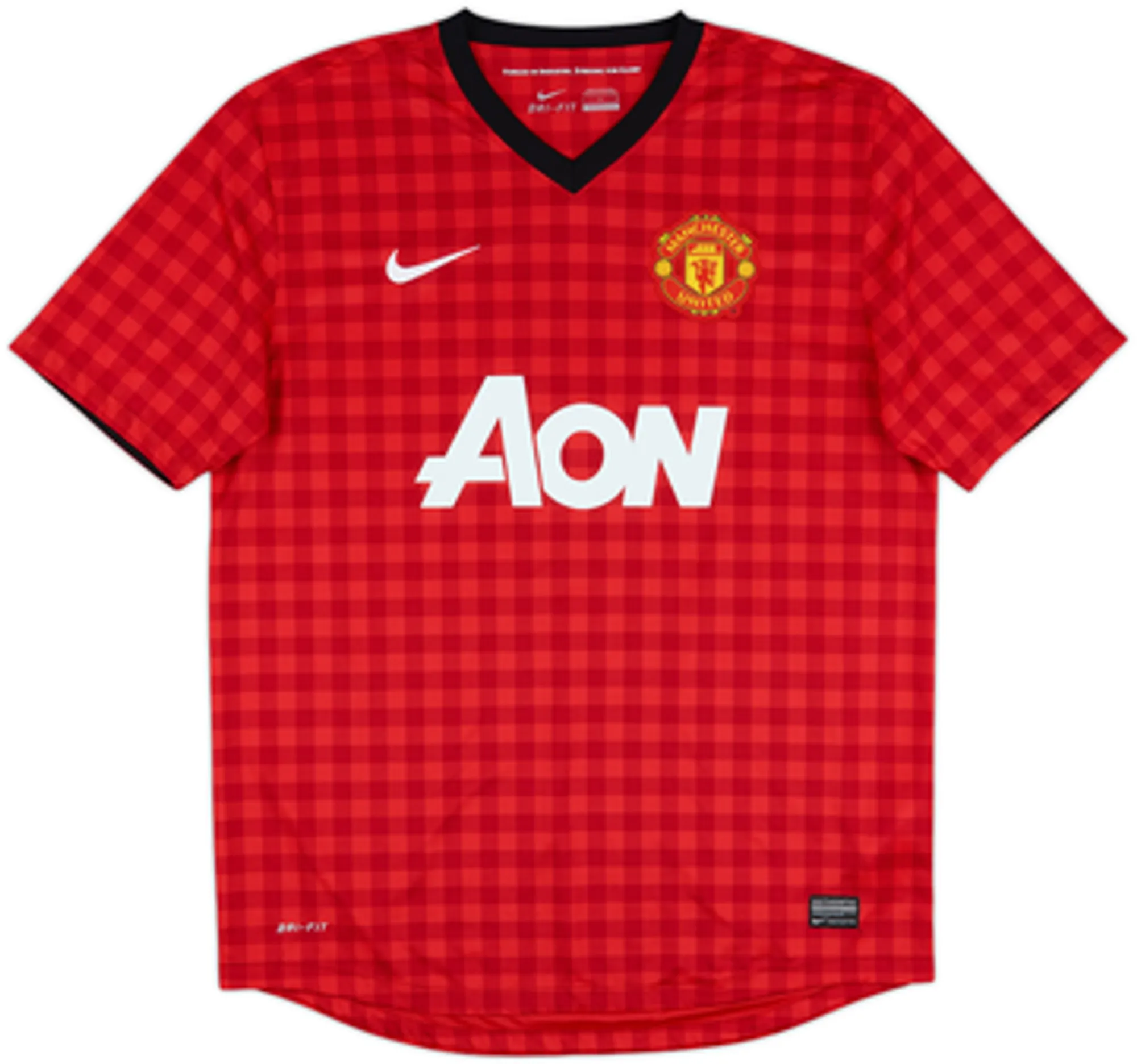 2012-13 Manchester United Home Shirt Evra #3 - 10/10 - (L)