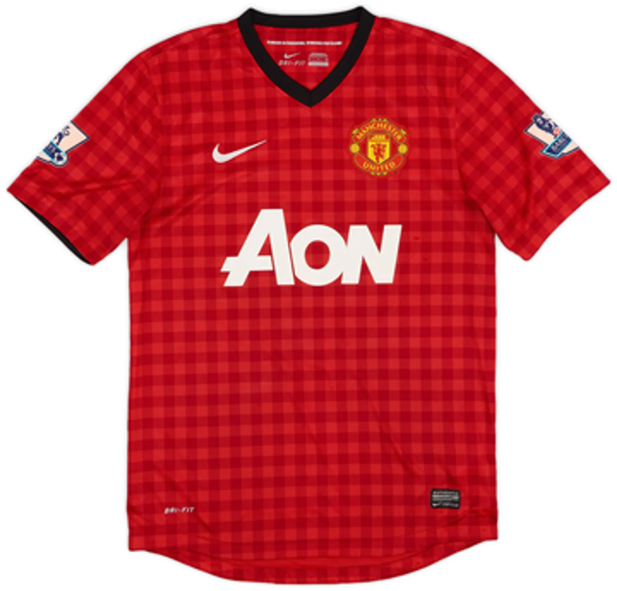 2012-13 Manchester United Home Shirt Young #18 - 5/10 - (S)