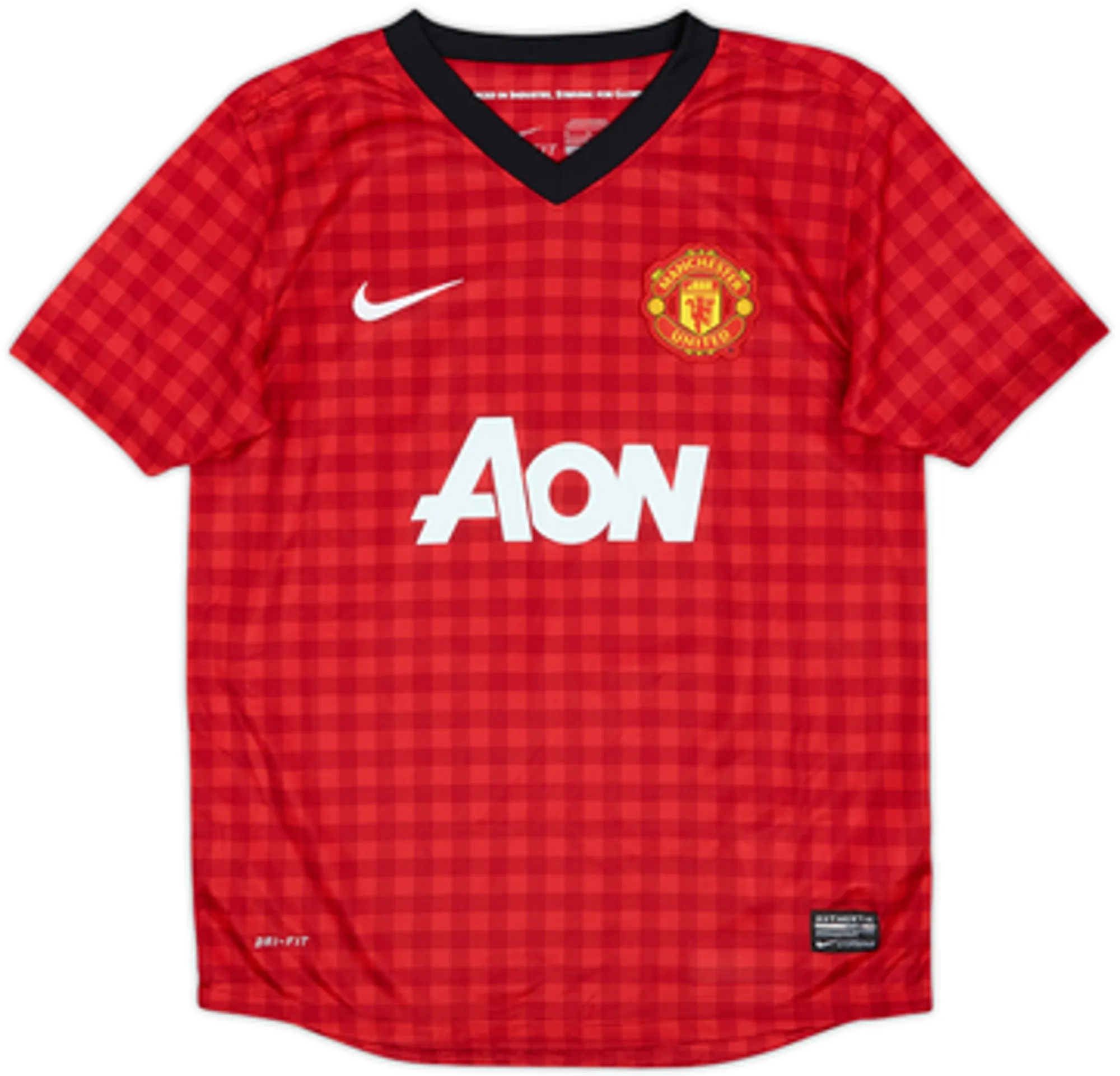 2012-13 Manchester United Home Shirt v.Persie #20 - 10/10 - (M.Boys)