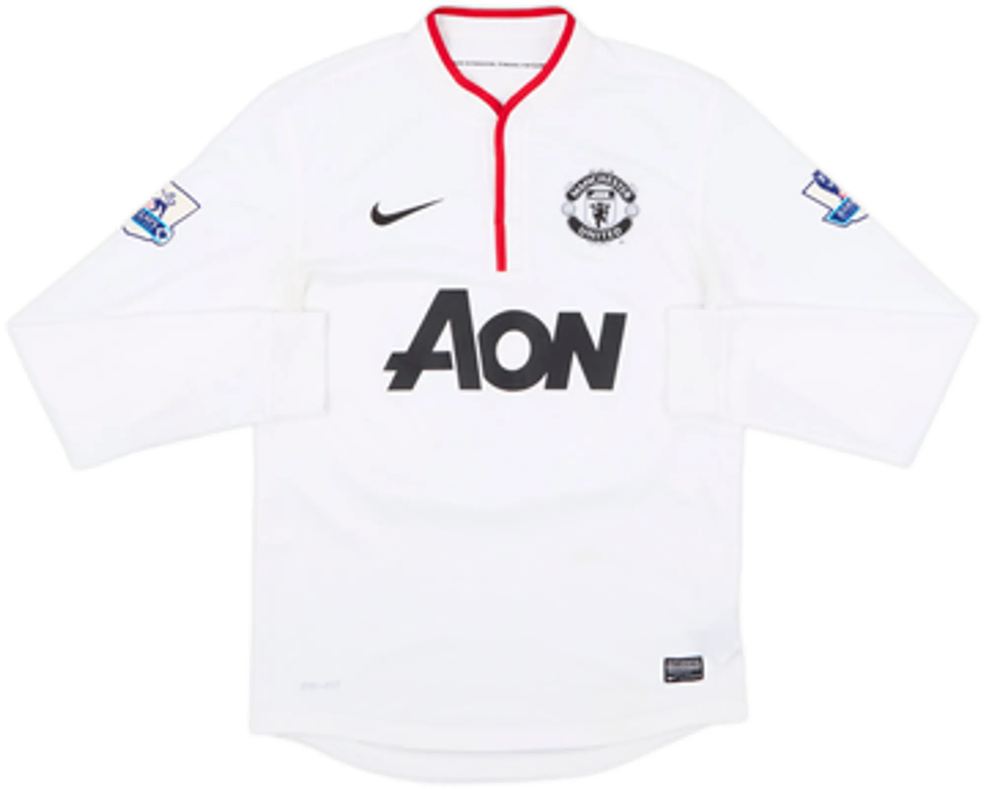 2012-14 Manchester United Away L/S Shirt v. Persie #20 - 6/10 - (S)