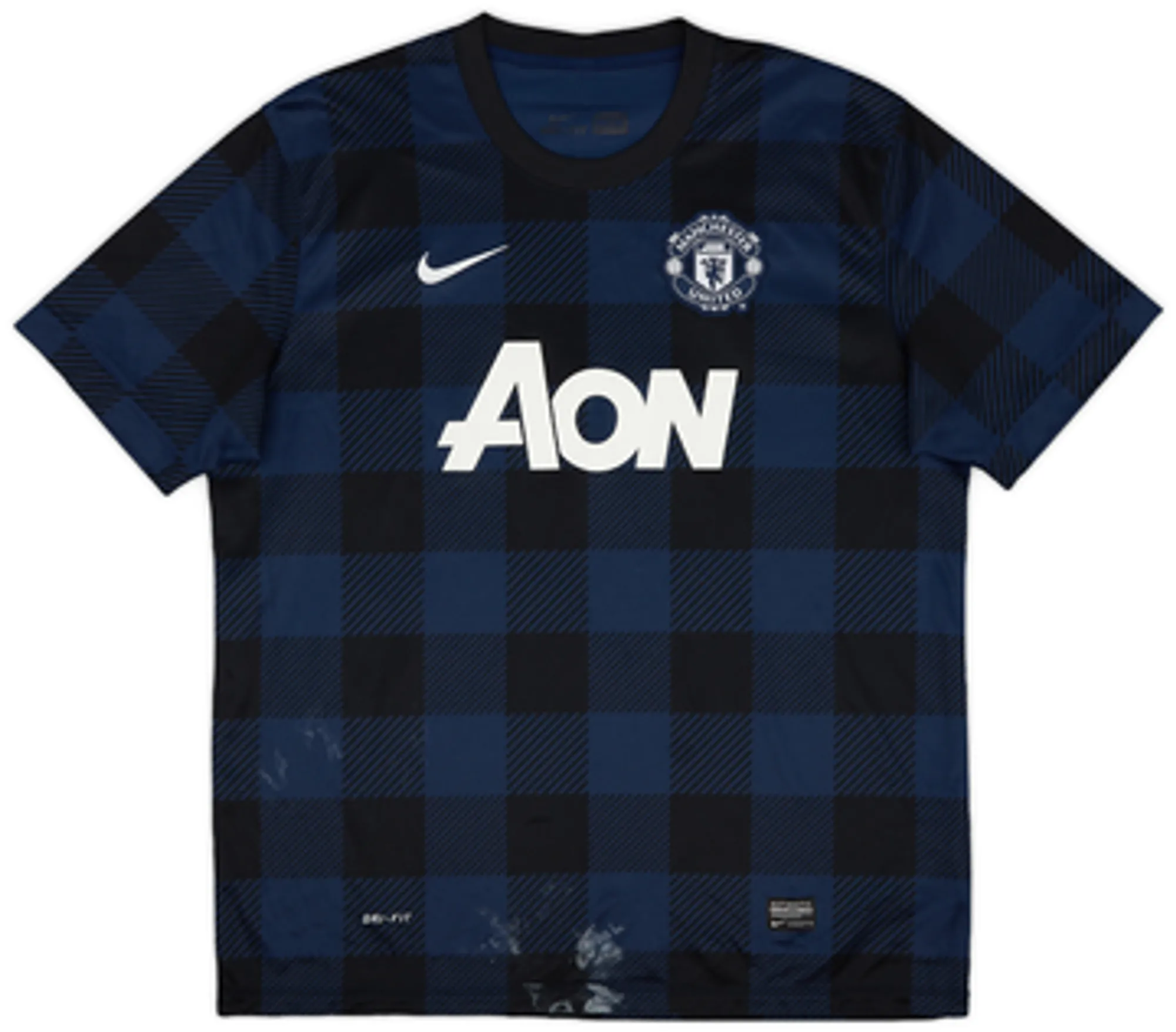 2013-14 Manchester United Away Shirt Vidic #15 - 5/10 - (XL)