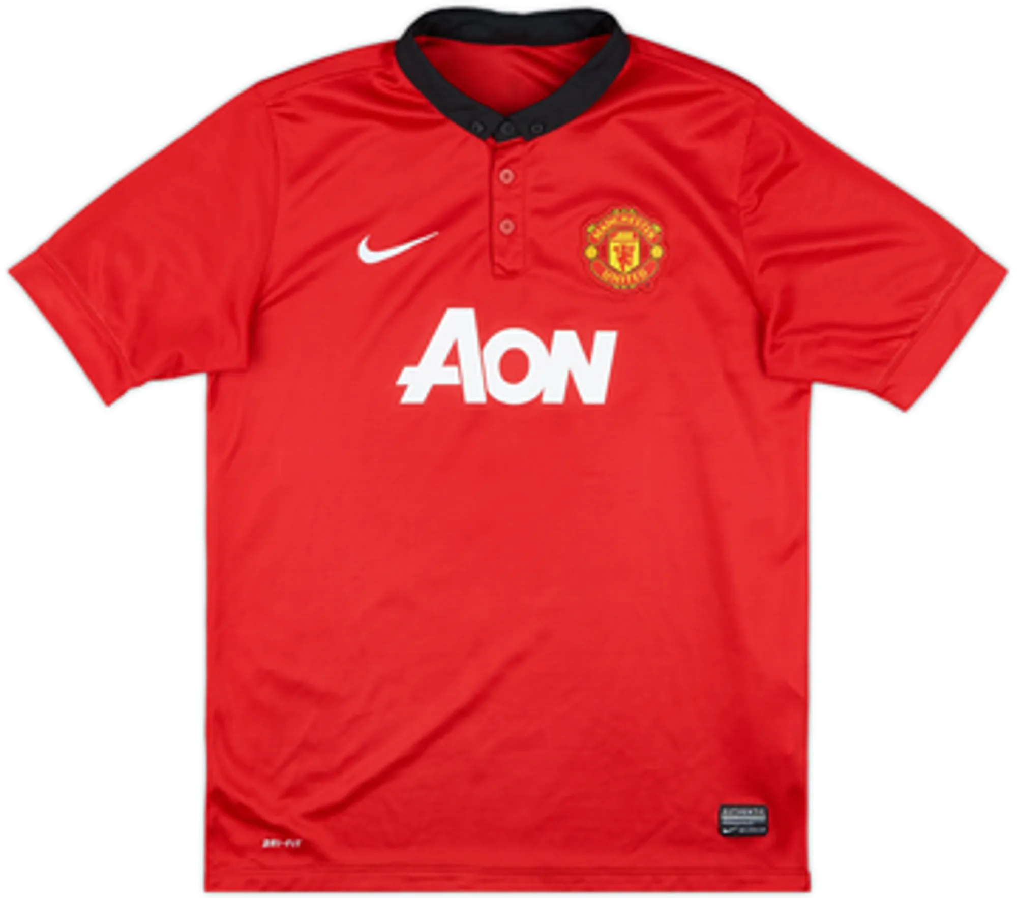 2013-14 Manchester United Home Shirt Rooney #10 - 8/10 - (L.Boys)