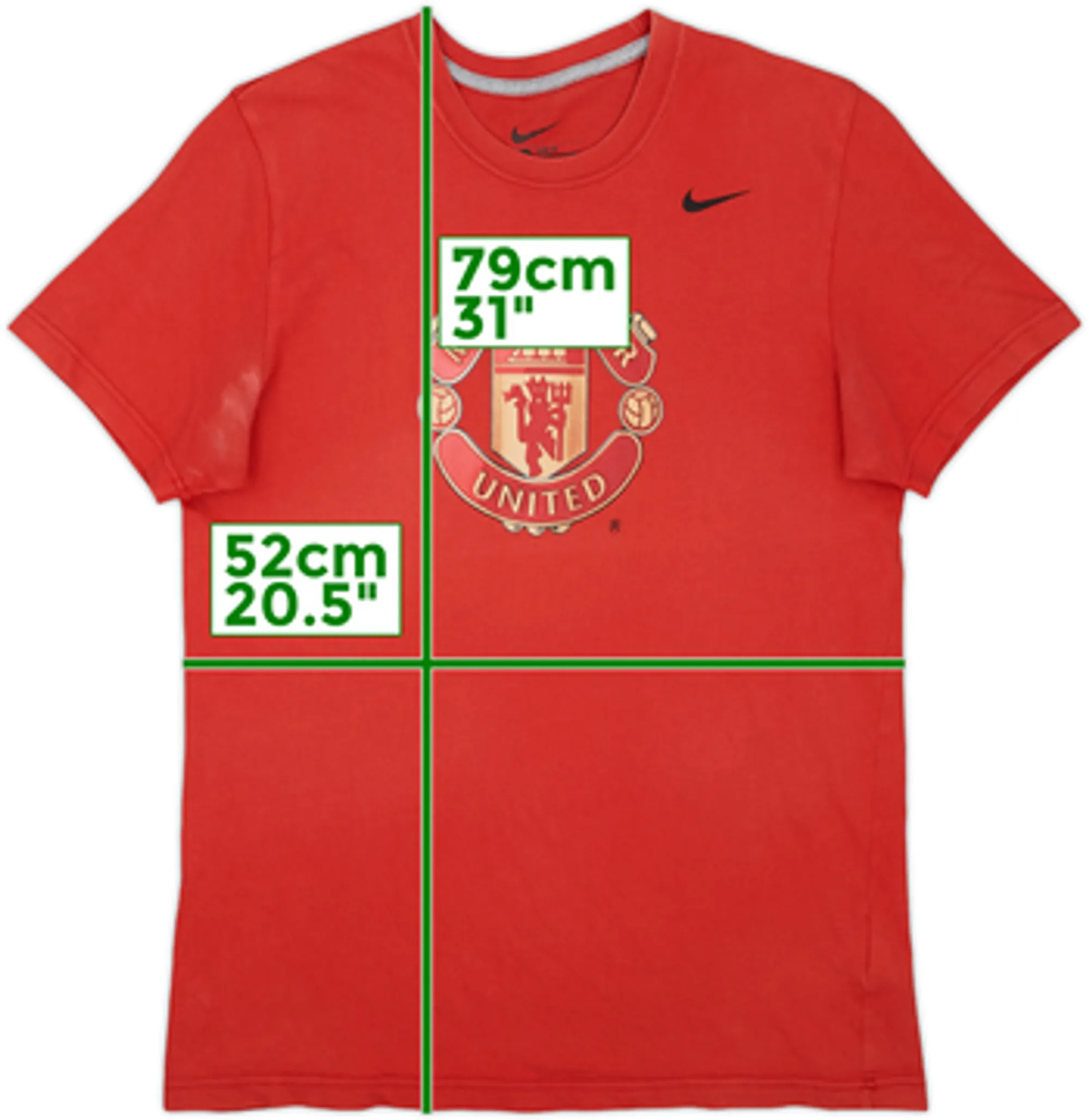 2013-14 Manchester United Nike Graphic Tee - 5/10 - (XL)