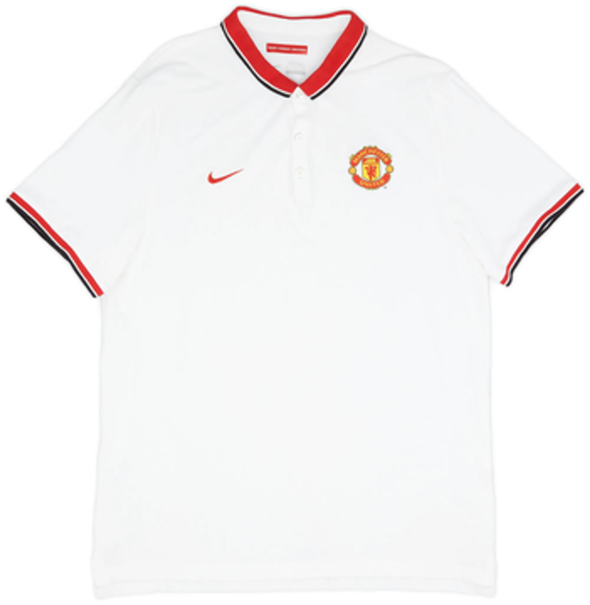 2013-14 Manchester United Nike Polo Shirt - 8/10 - (L)