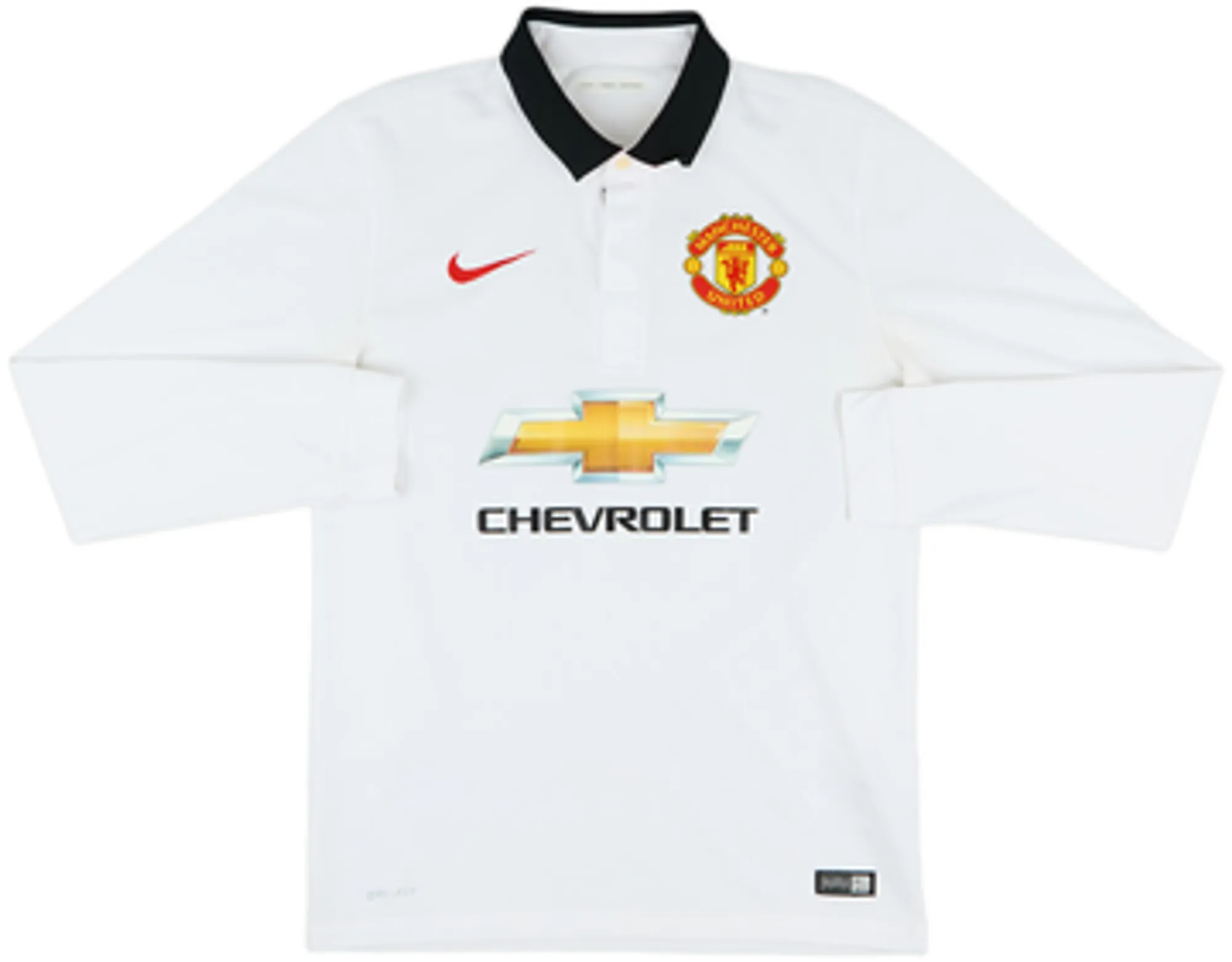 2014-15 Manchester United Away L/S Shirt v.Persie #20 - 7/10 - (S)