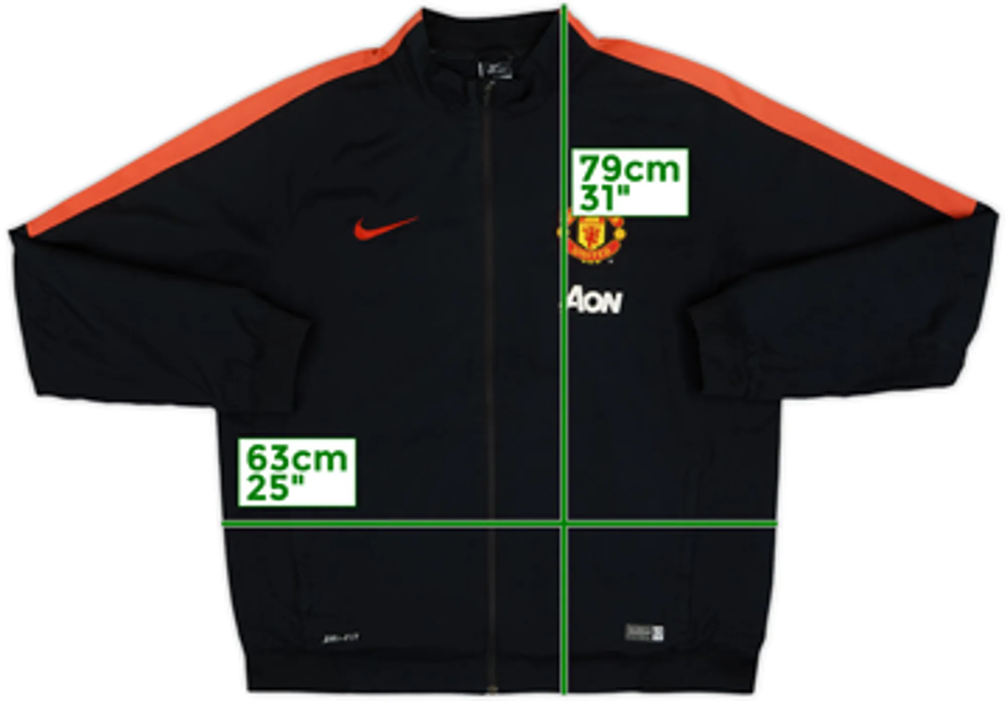2014-15 Manchester United Nike Track Jacket - 7/10 - (L)