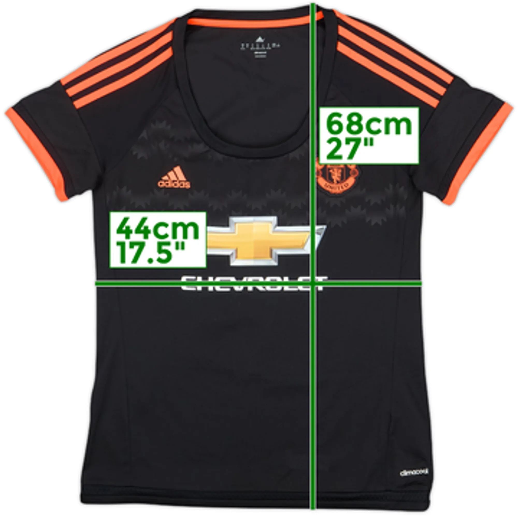 2015-16 Manchester United Third Shirt - 8/10 - (Women's M)