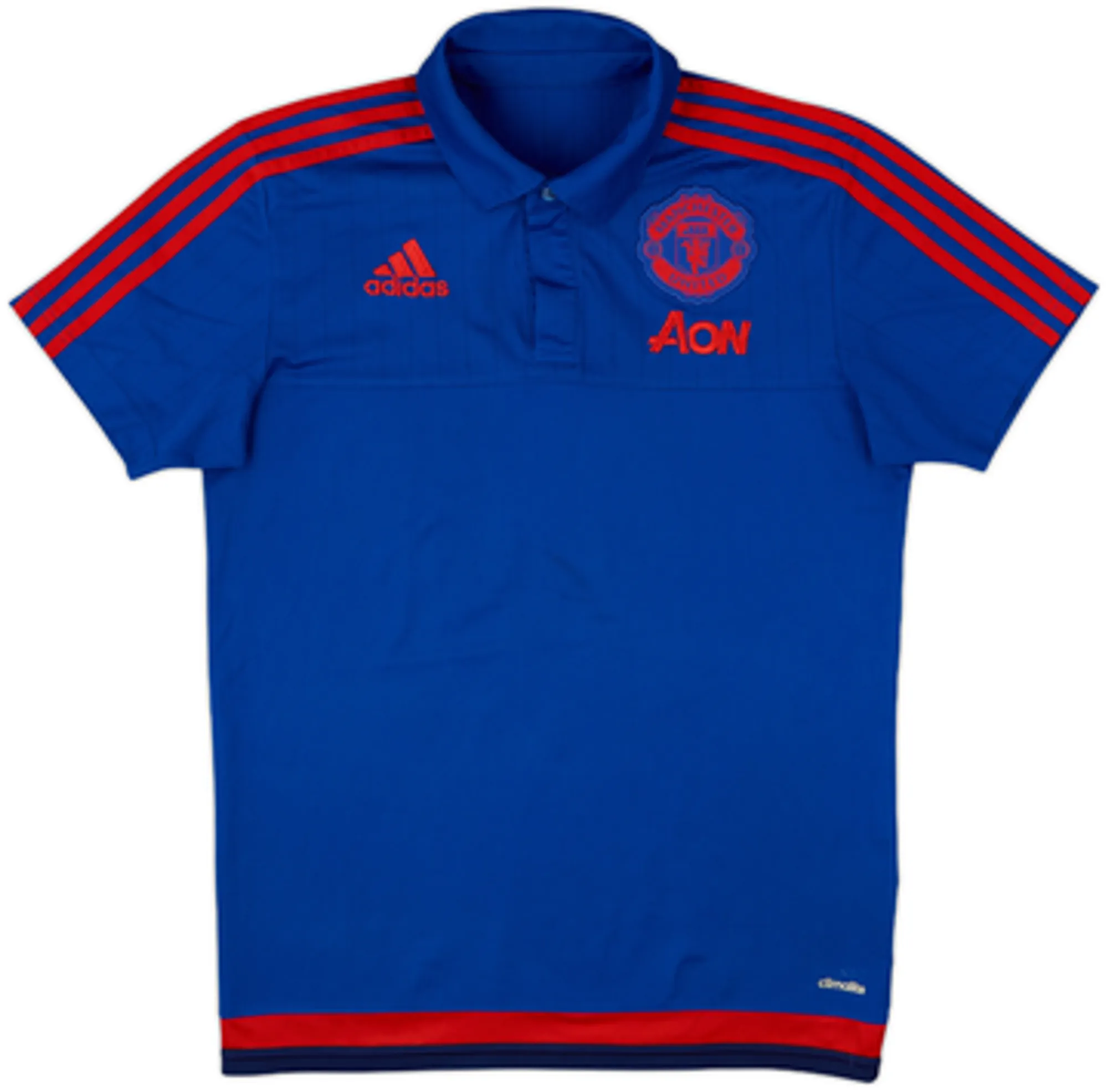2015-16 Manchester United adidas Polo Shirt - 6/10 - (S)