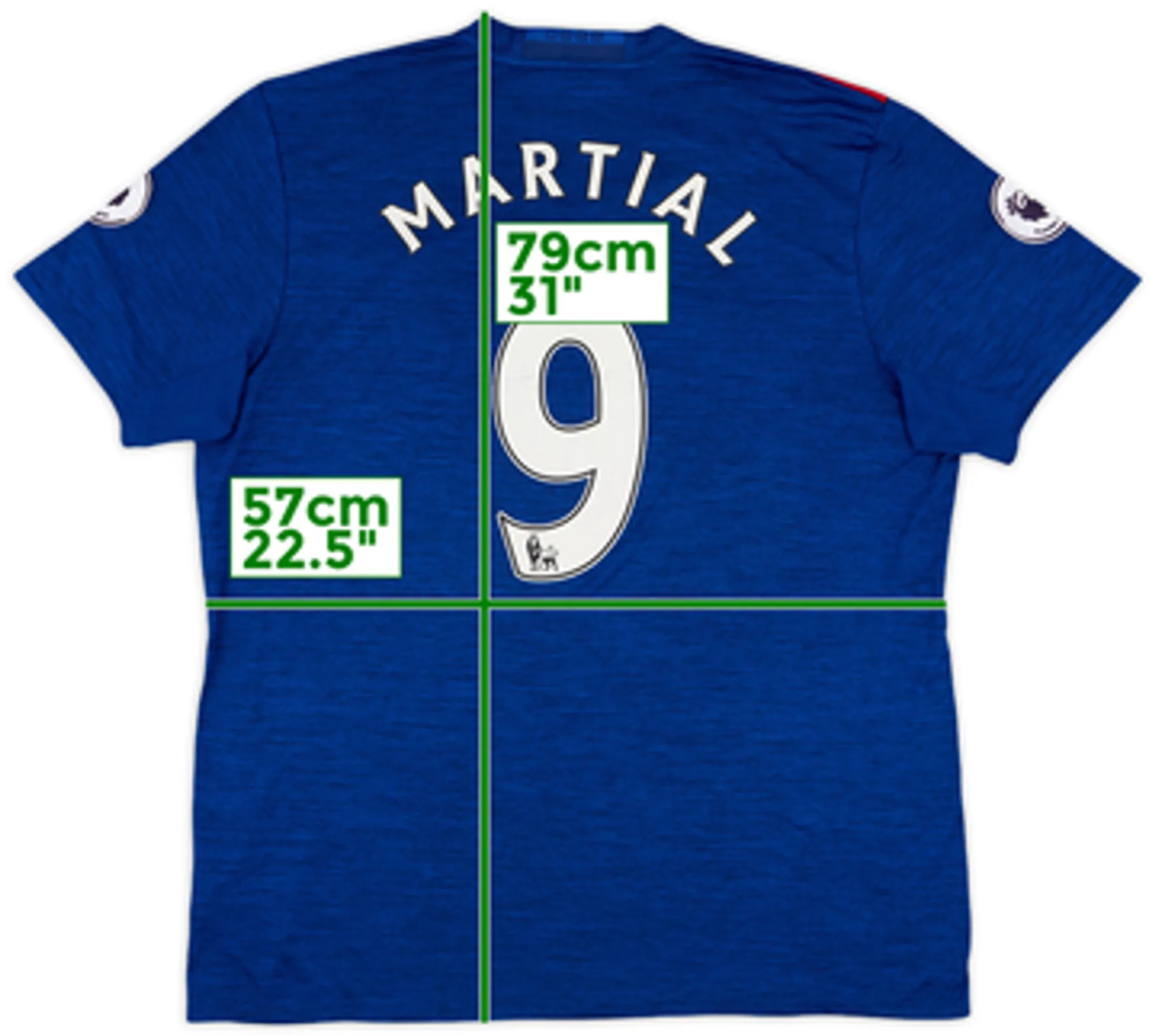 2016-17 Manchester United Away Shirt Martial #9 - 6/10 - (XL)