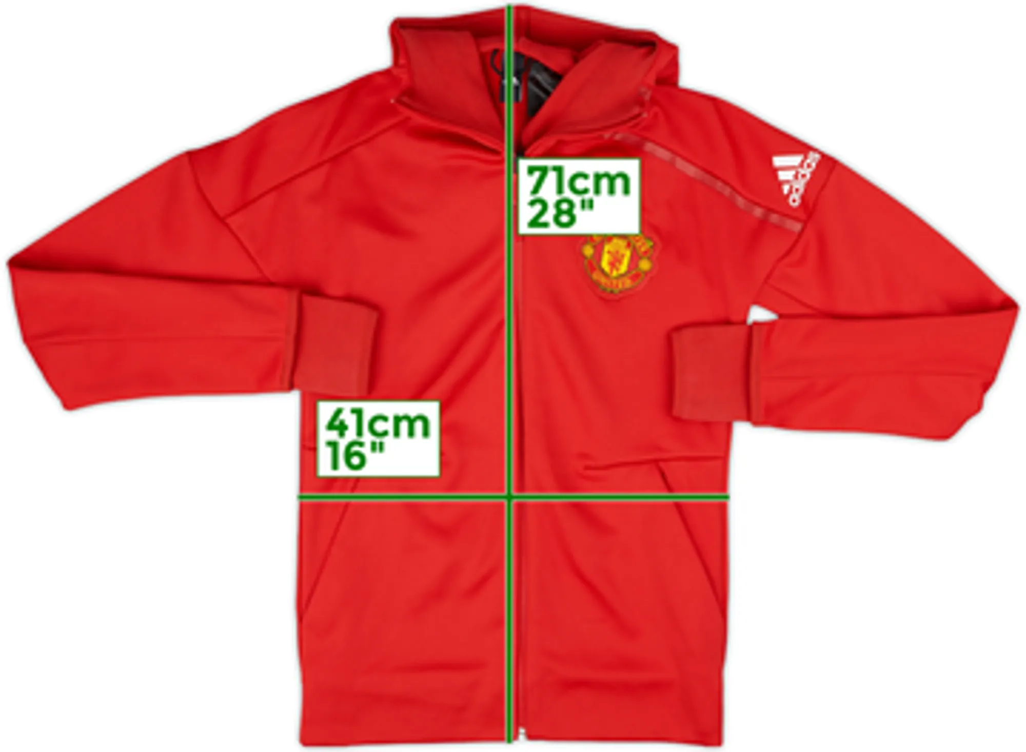 2016-17 Manchester United Nike Hooded Track Jacket - 10/10 - (XS)