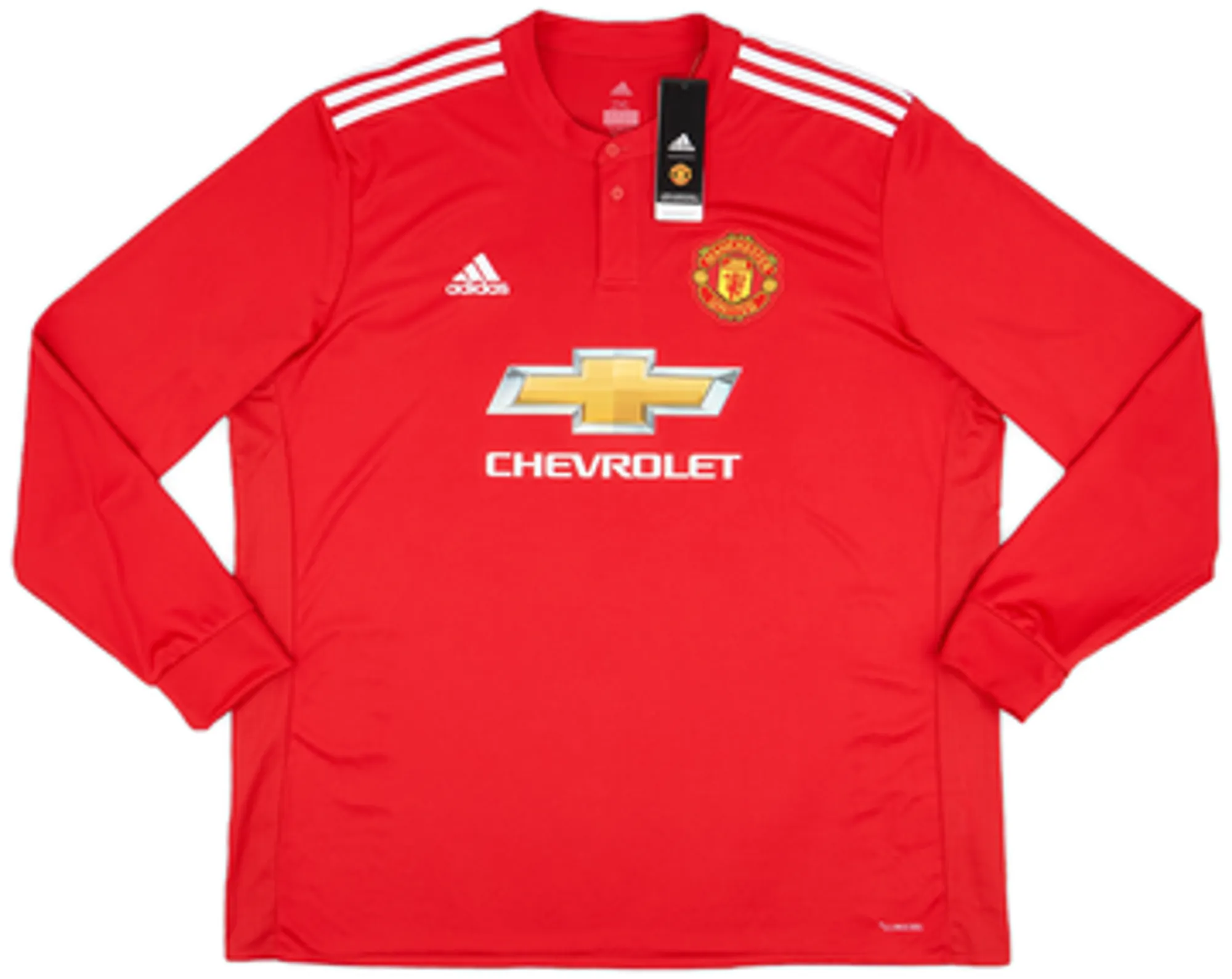 2017-18 Manchester United Home L/S Shirt Mata #8 (XXL)