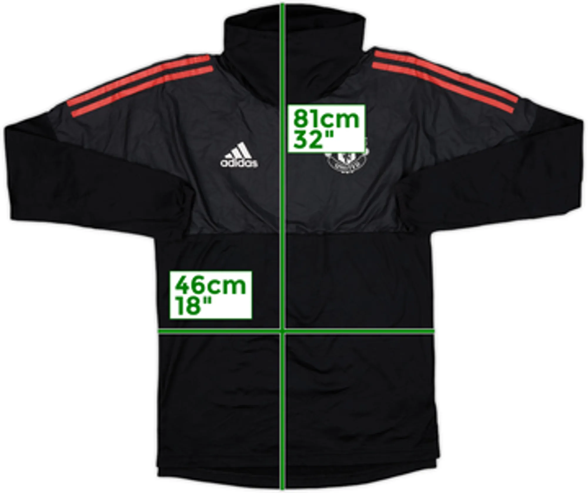 2017-18 Manchester United adidas Drill Top - 9/10 - (M)