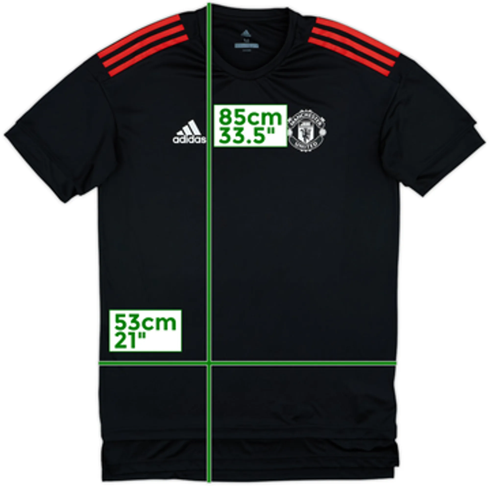 2017-18 Manchester United adidas Staff Issue Training Shirt GF - 10/10 - (M)