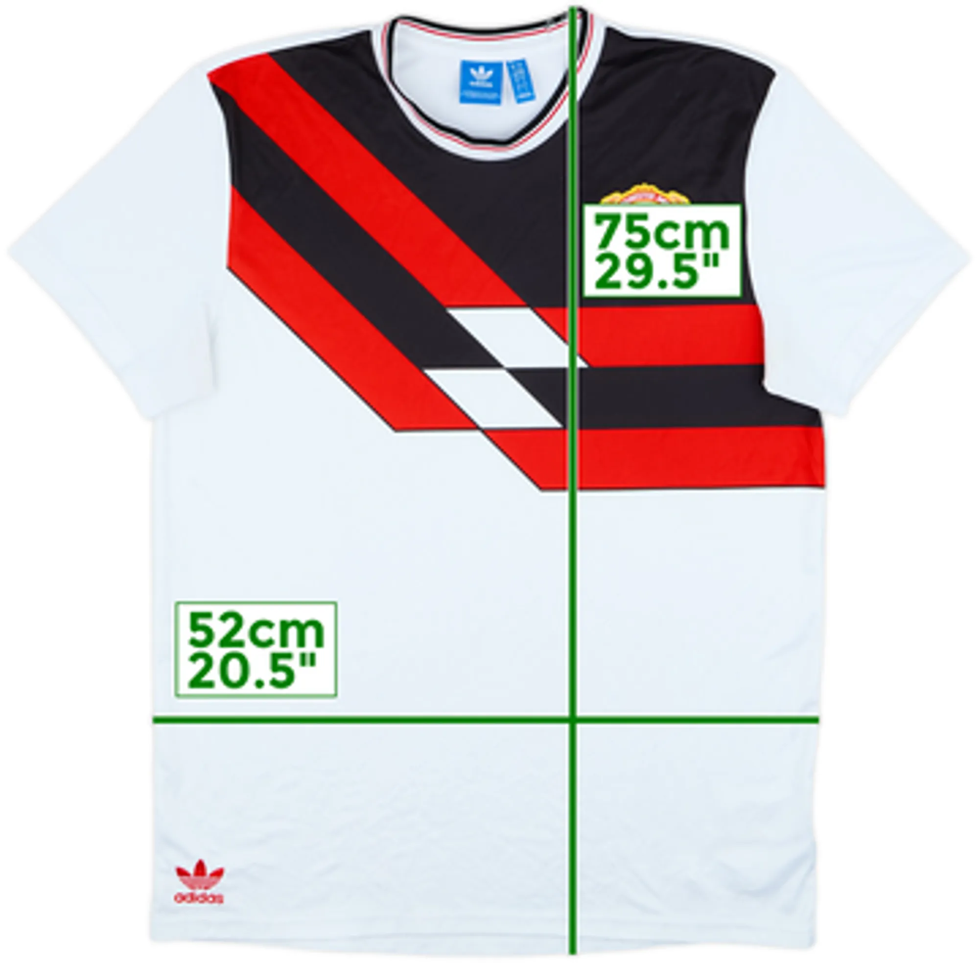 2017-18 Manchester United adidas Originals Retro Training Shirt - 9/10 - (L)